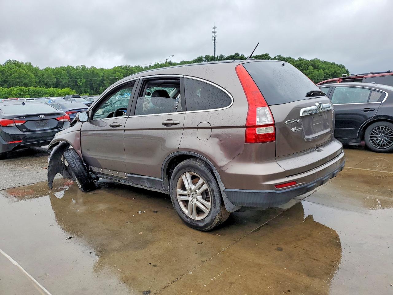 2011 Honda Cr-v Exl Gray vin: 5J6RE4H79BL047623