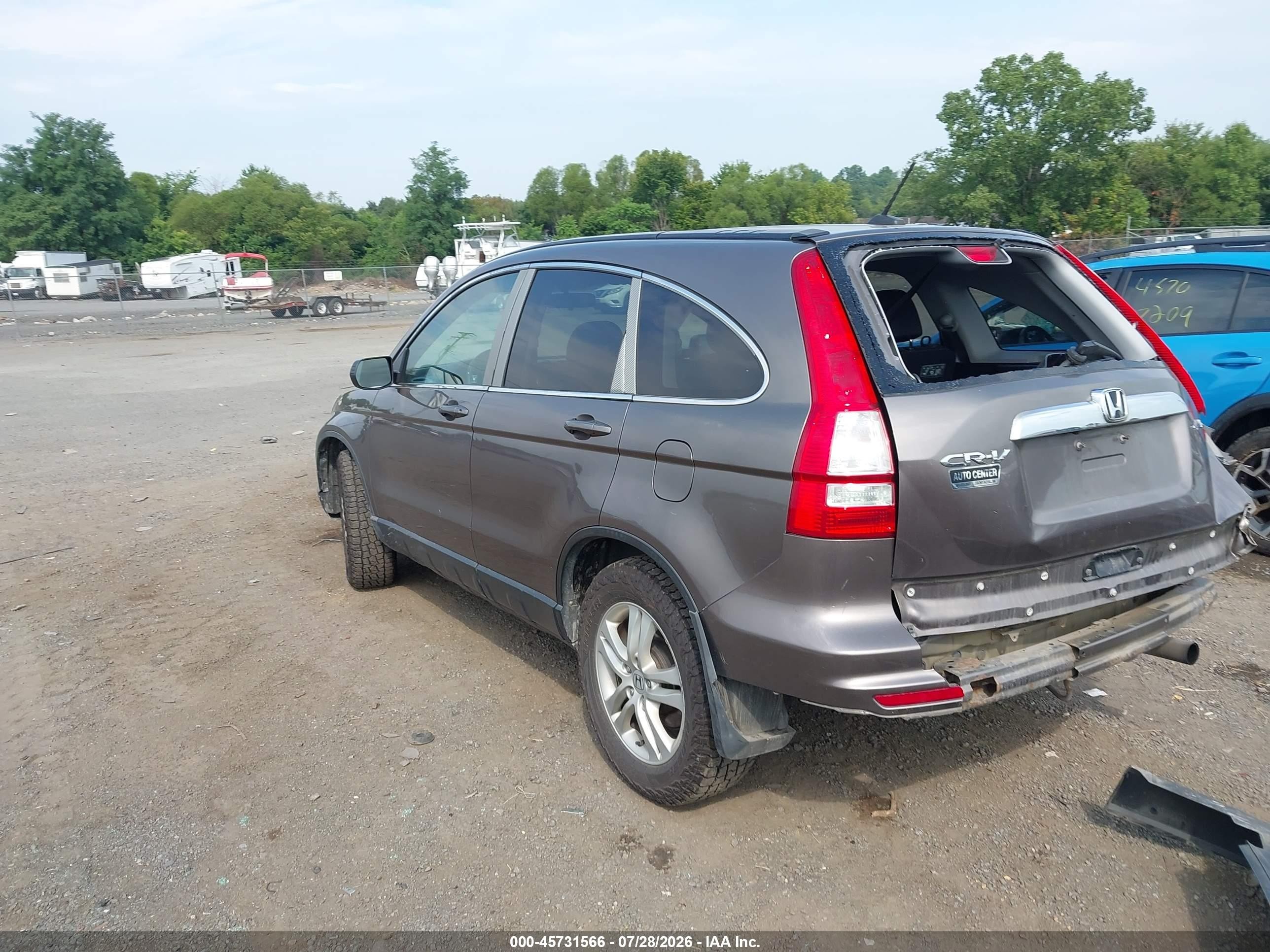 2011 Honda Cr-v Ex-l Brown vin: 5J6RE4H79BL047721