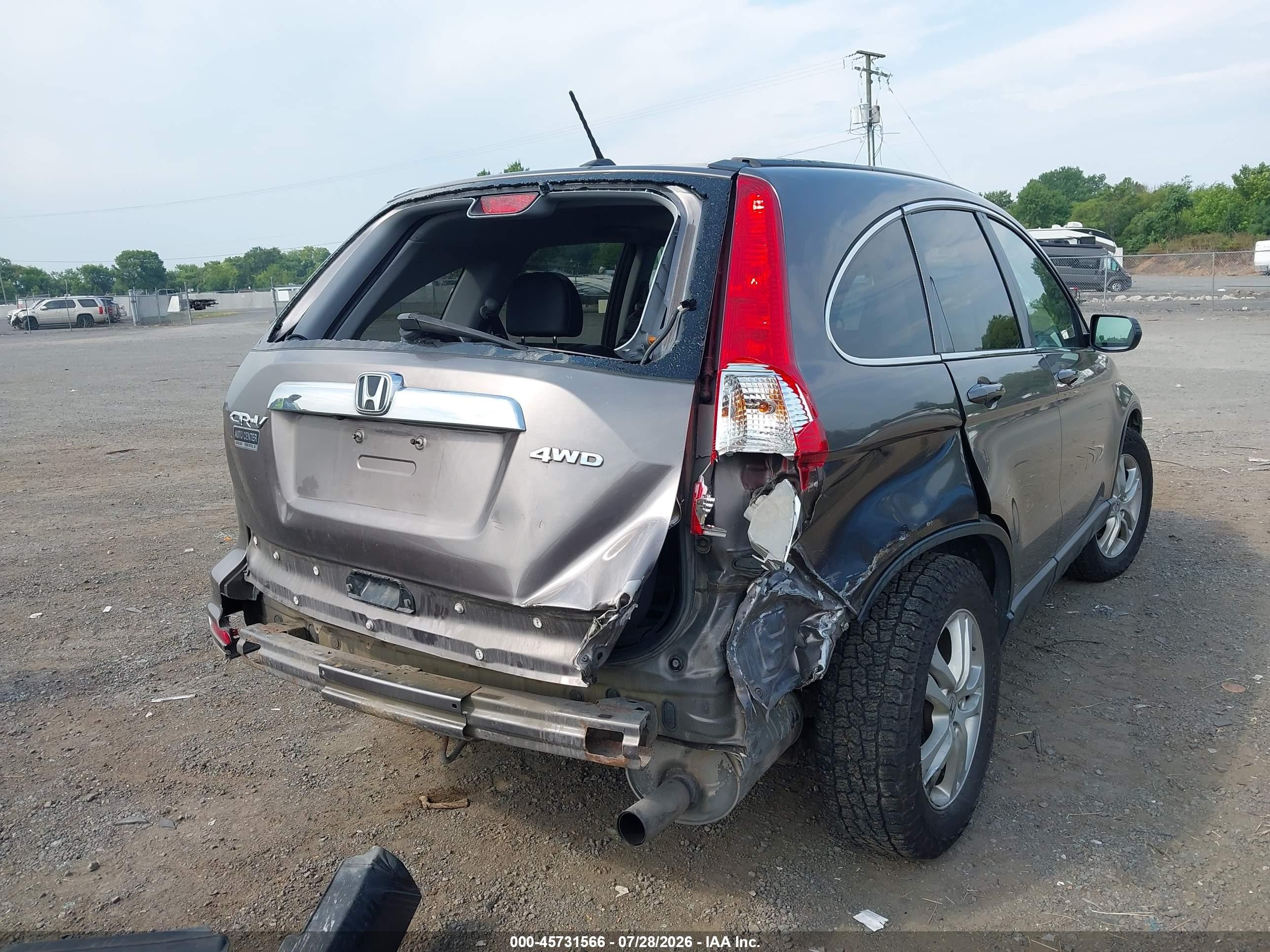 2011 Honda Cr-v Ex-l Brown vin: 5J6RE4H79BL047721
