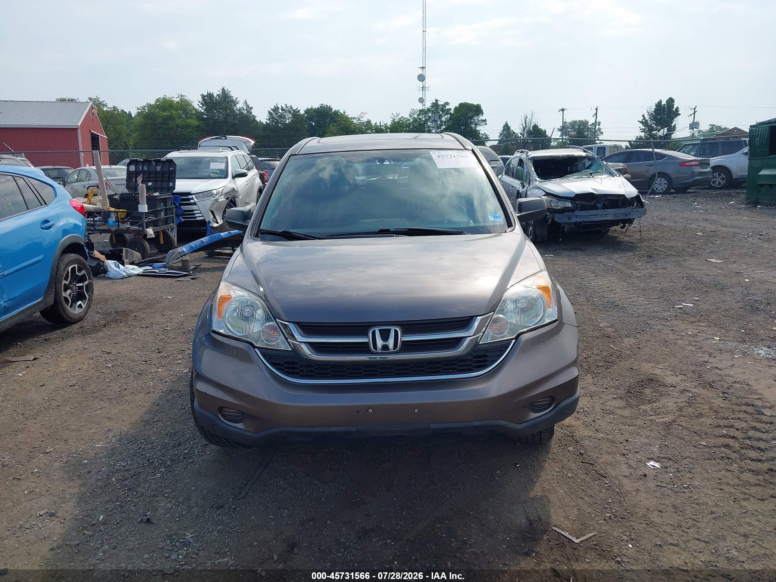 2011 Honda Cr-v Ex-l Brown vin: 5J6RE4H79BL047721