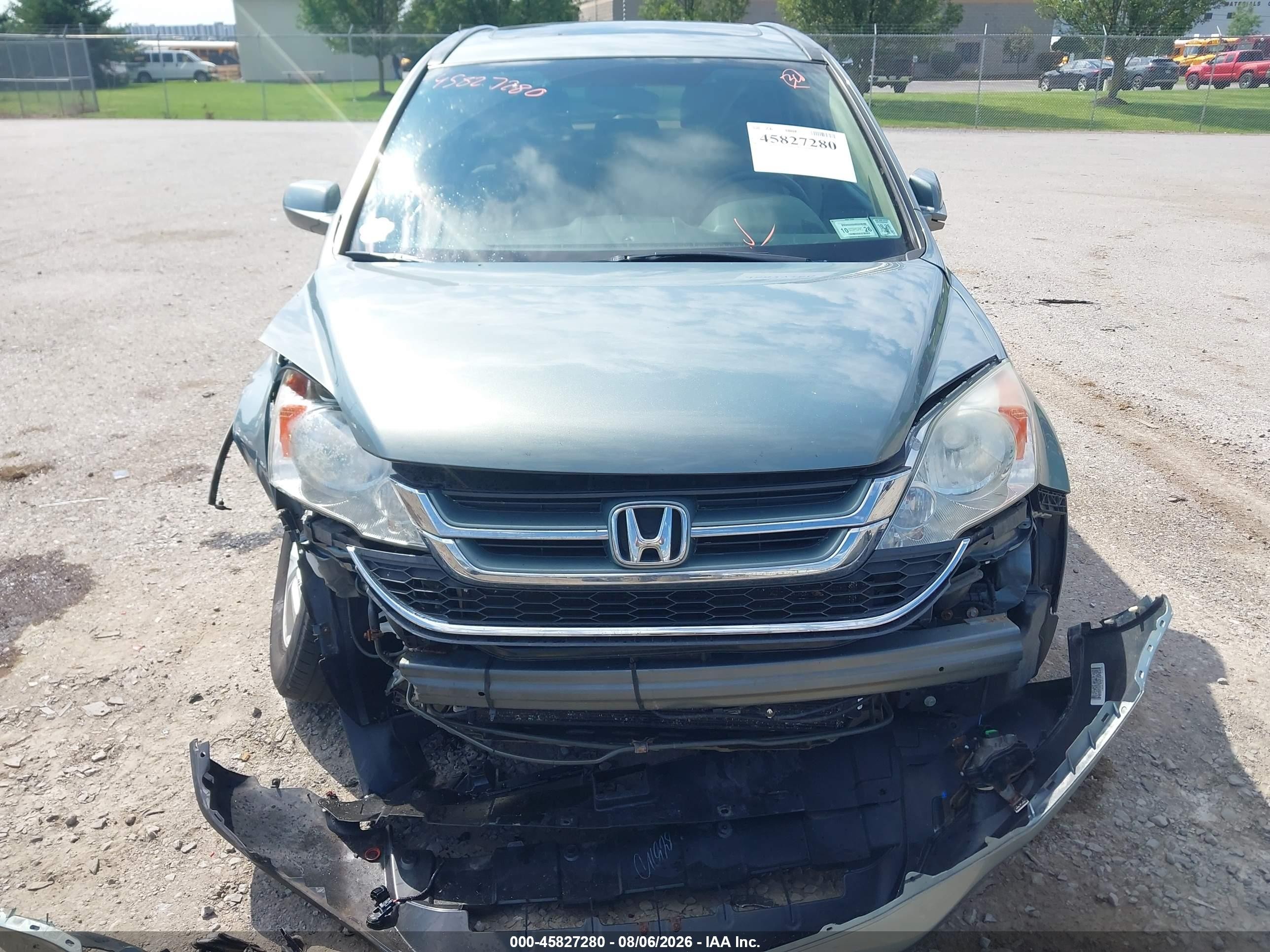 2011 Honda Cr-v Ex-l Light Blue vin: 5J6RE4H79BL055401