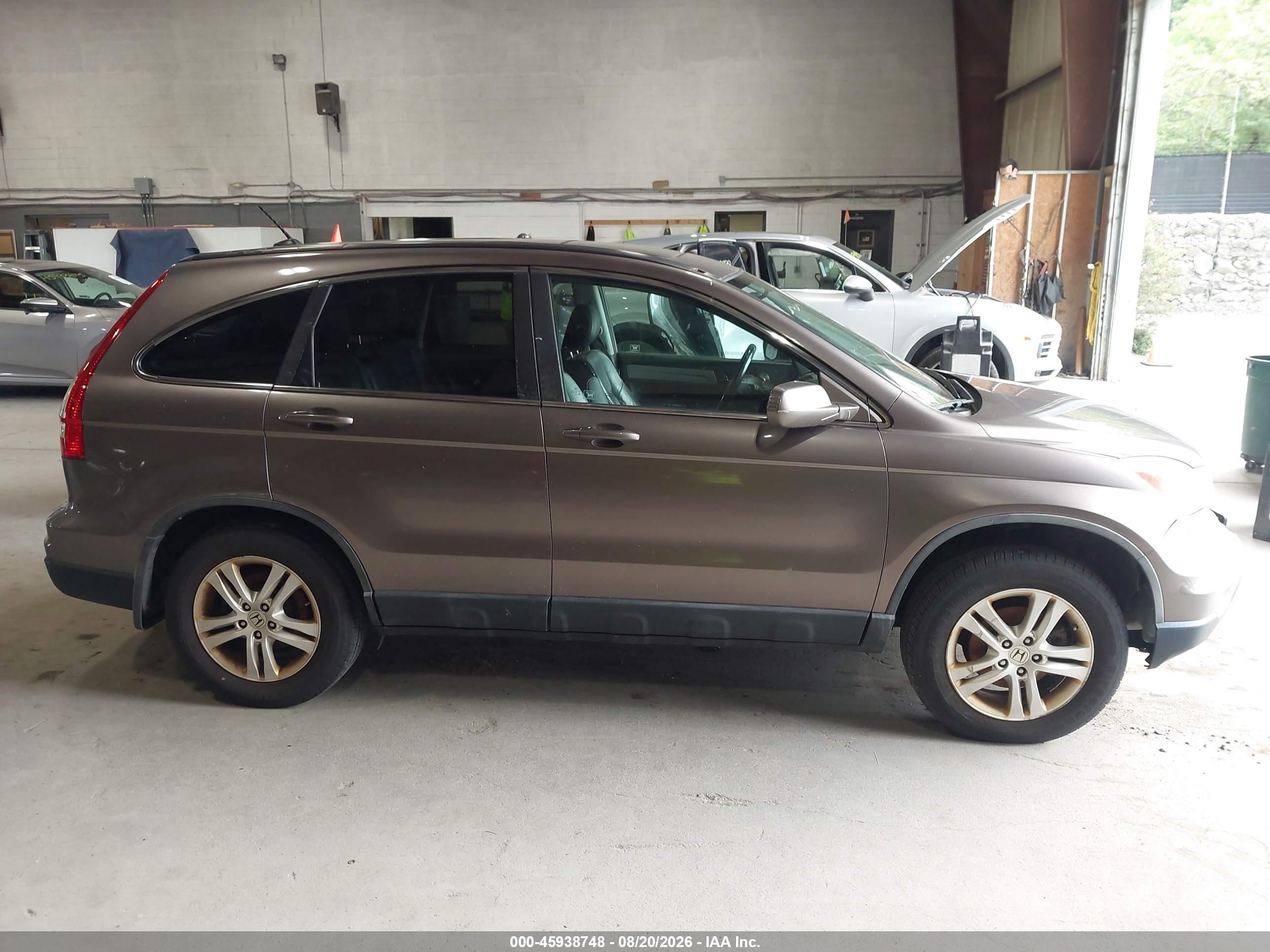 2011 Honda Cr-v Ex-l Gray vin: 5J6RE4H79BL060615