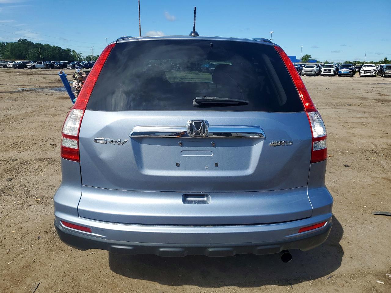 2011 Honda Cr-v Exl Blue vin: 5J6RE4H79BL063563