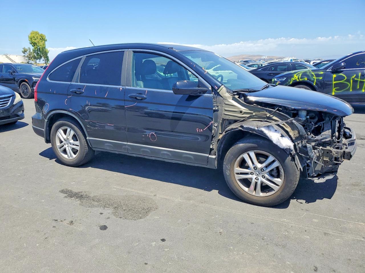 2011 Honda Cr-v Exl Черный vin: 5J6RE4H79BL065765