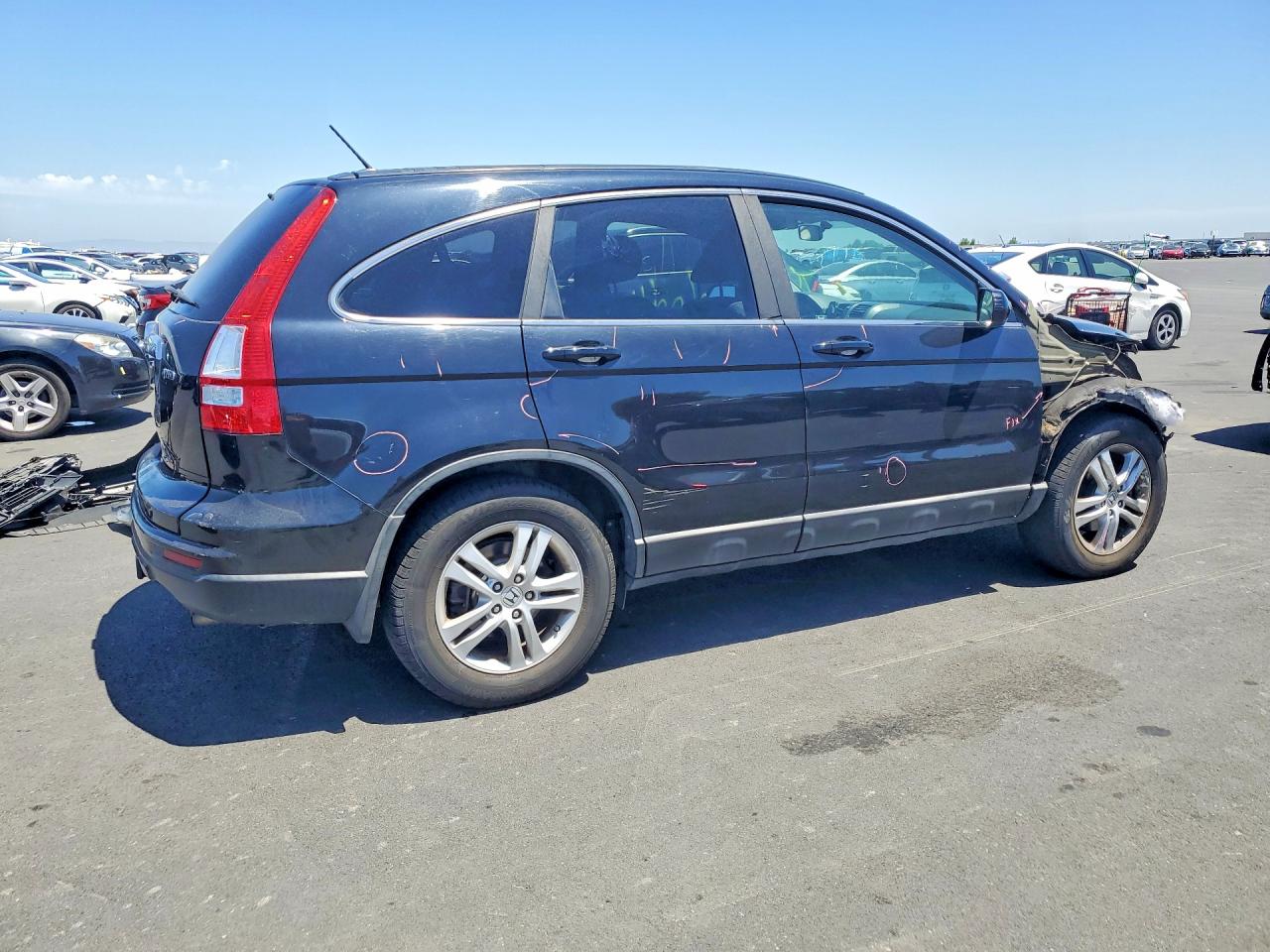 2011 Honda Cr-v Exl Черный vin: 5J6RE4H79BL065765