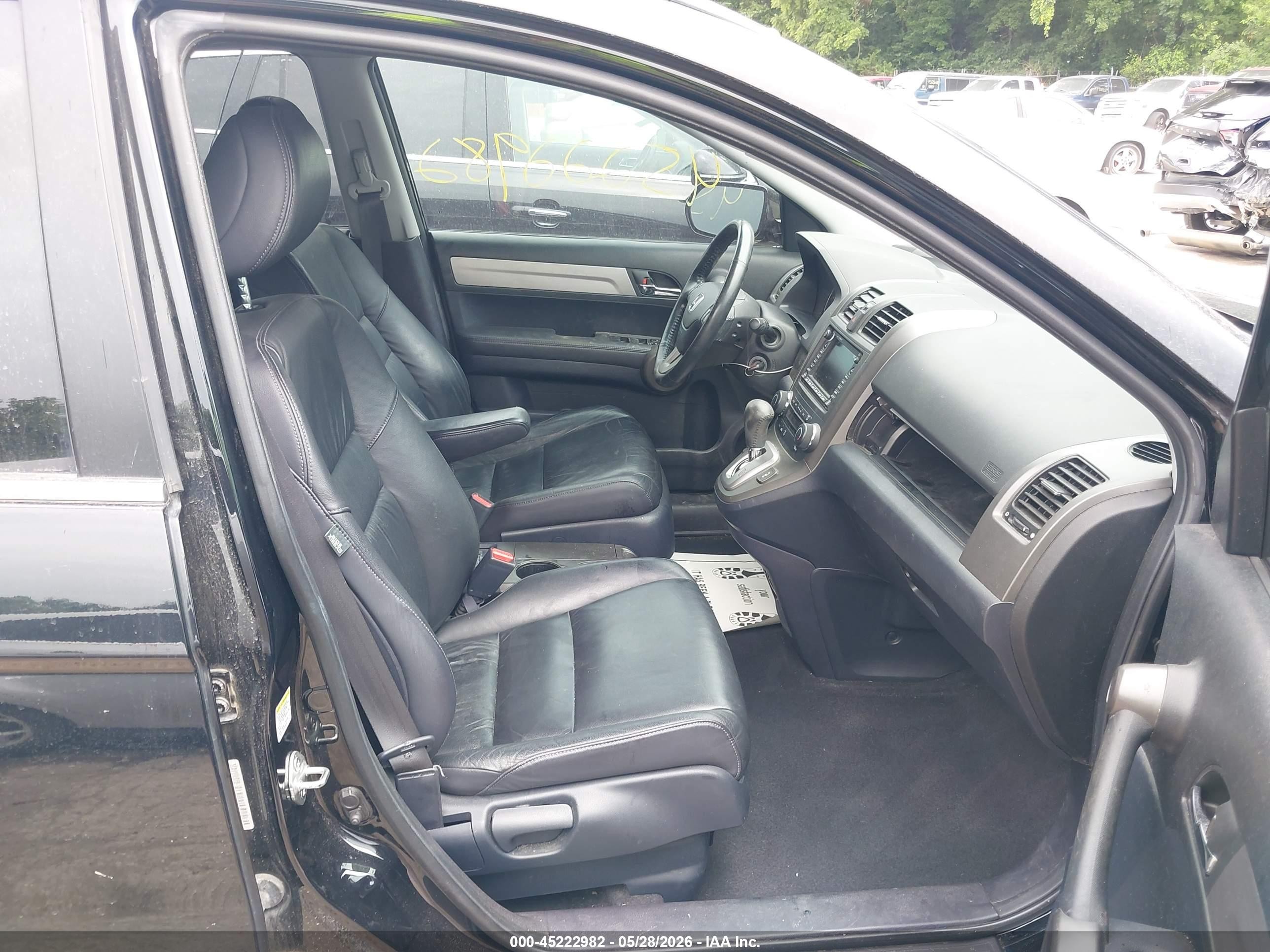 2011 Honda Cr-v Ex-l Black vin: 5J6RE4H79BL075857