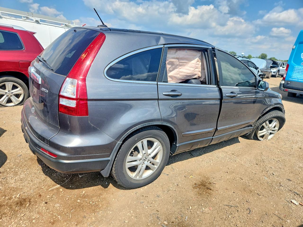 2011 Honda Cr-v Exl Gray vin: 5J6RE4H79BL083490