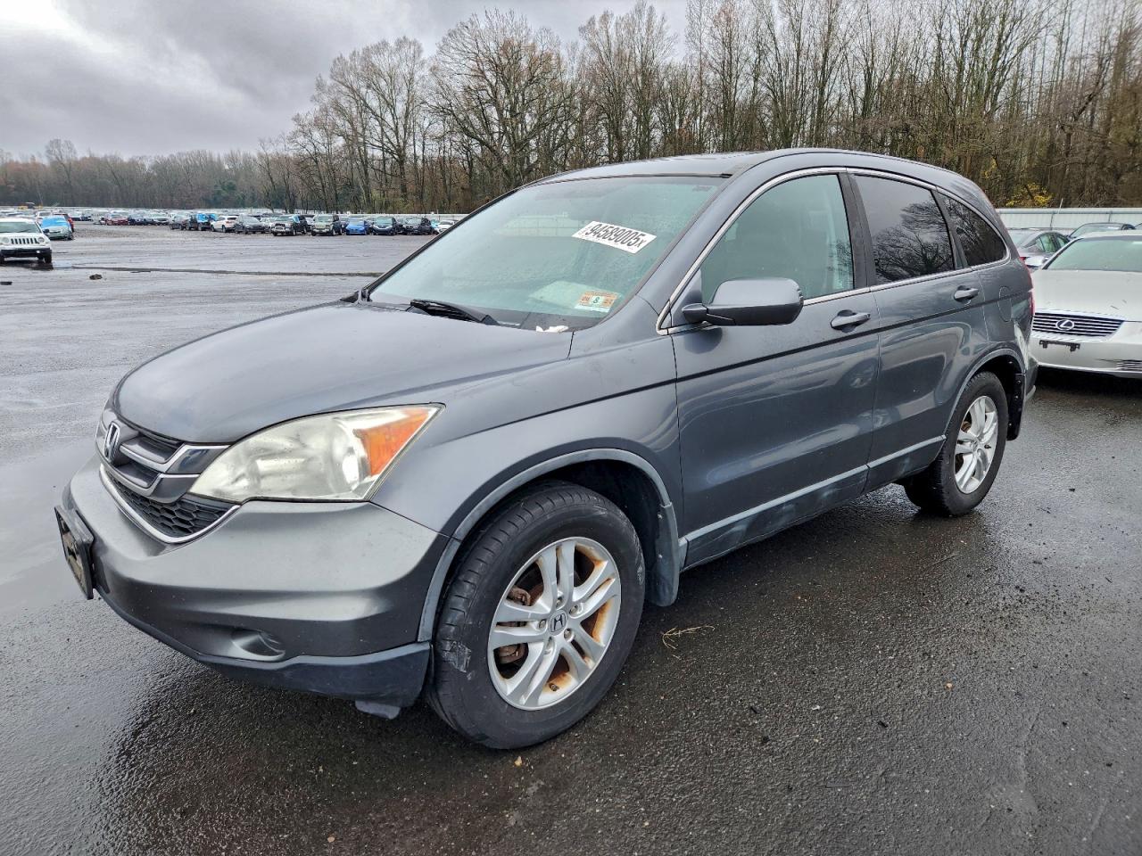 2011 Honda Cr-v Exl Серый vin: 5J6RE4H79BL121901