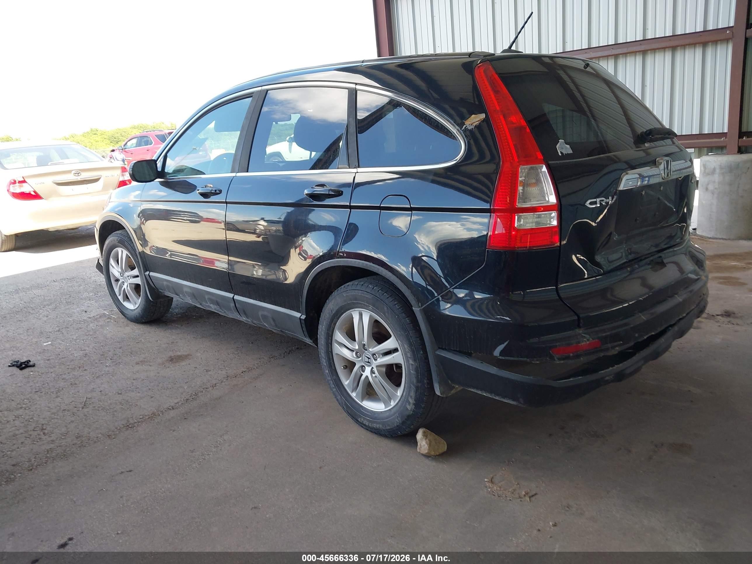 2010 Honda Cr-v Ex-l Black vin: 5J6RE4H7XAL007517