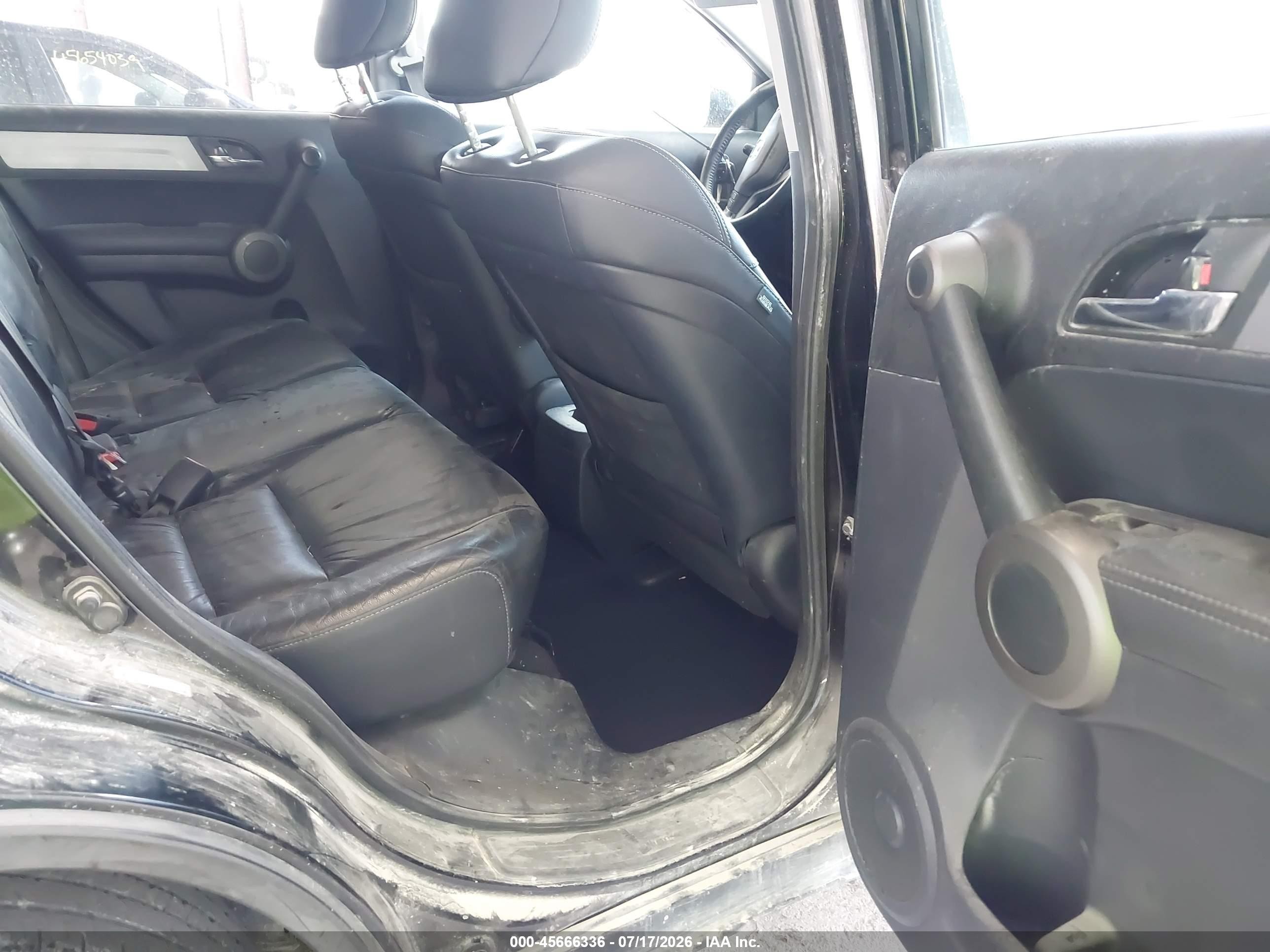 2010 Honda Cr-v Ex-l Black vin: 5J6RE4H7XAL007517