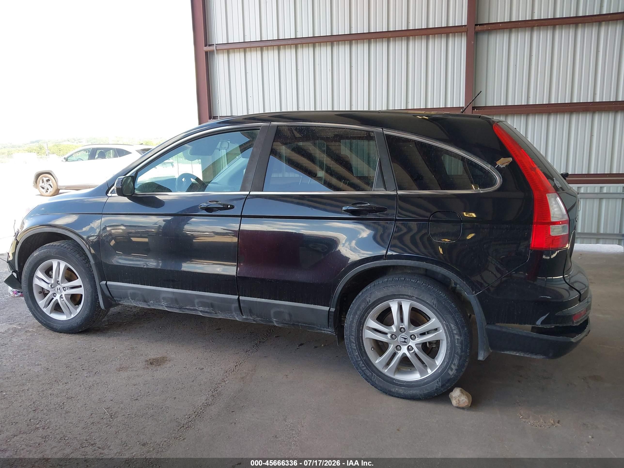 2010 Honda Cr-v Ex-l Black vin: 5J6RE4H7XAL007517