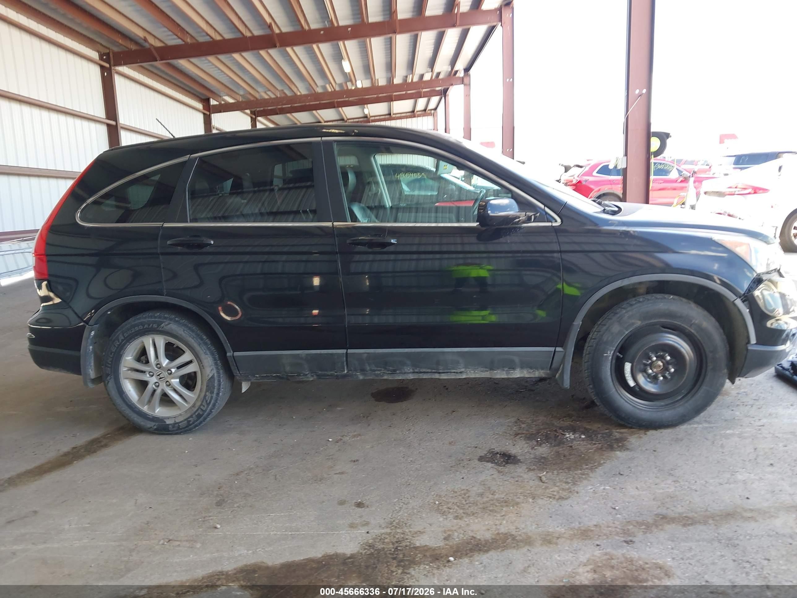 2010 Honda Cr-v Ex-l Black vin: 5J6RE4H7XAL007517