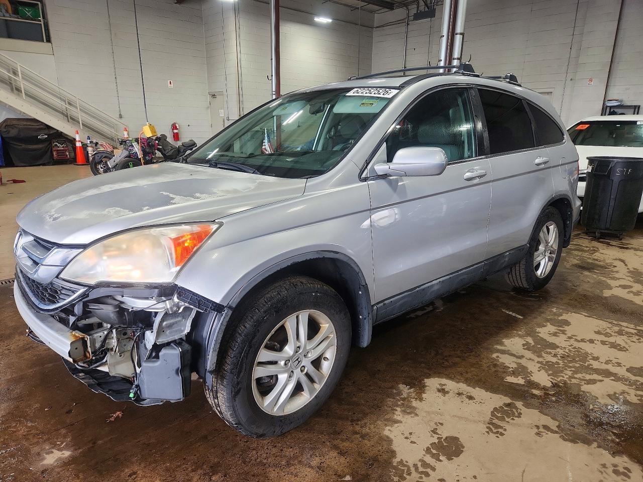 2010 Honda Cr-v Exl Silver vin: 5J6RE4H7XAL022633