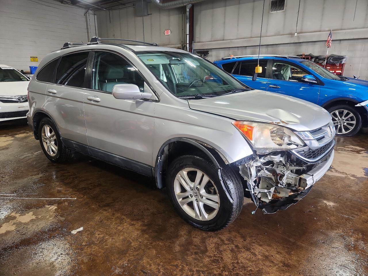 2010 Honda Cr-v Exl Silver vin: 5J6RE4H7XAL022633