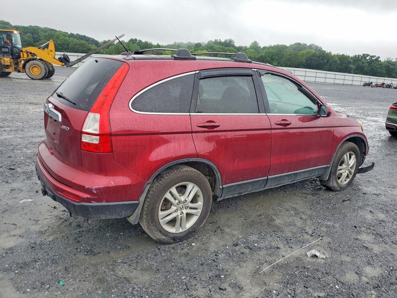 2010 Honda Cr-v Exl Burgundy vin: 5J6RE4H7XAL029145