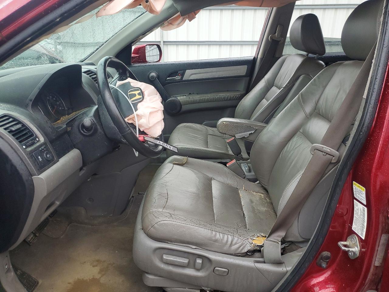 2010 Honda Cr-v Exl Burgundy vin: 5J6RE4H7XAL029145