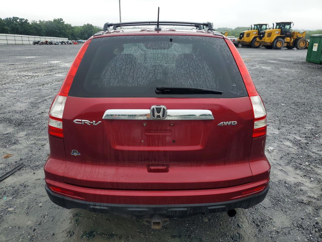 2010 Honda Cr-v Exl Burgundy vin: 5J6RE4H7XAL029145