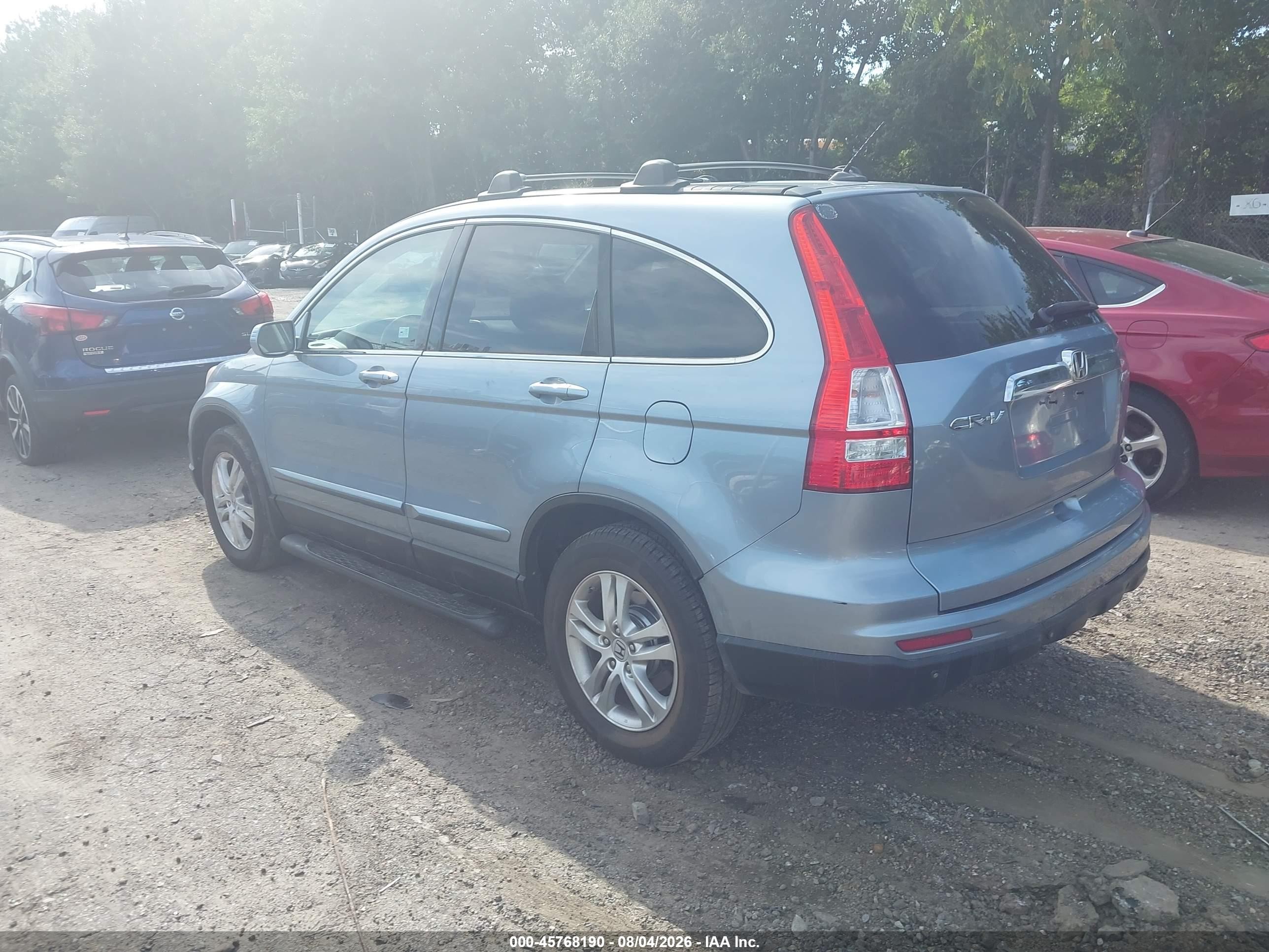 2010 Honda Cr-v Ex-l Blue vin: 5J6RE4H7XAL030165