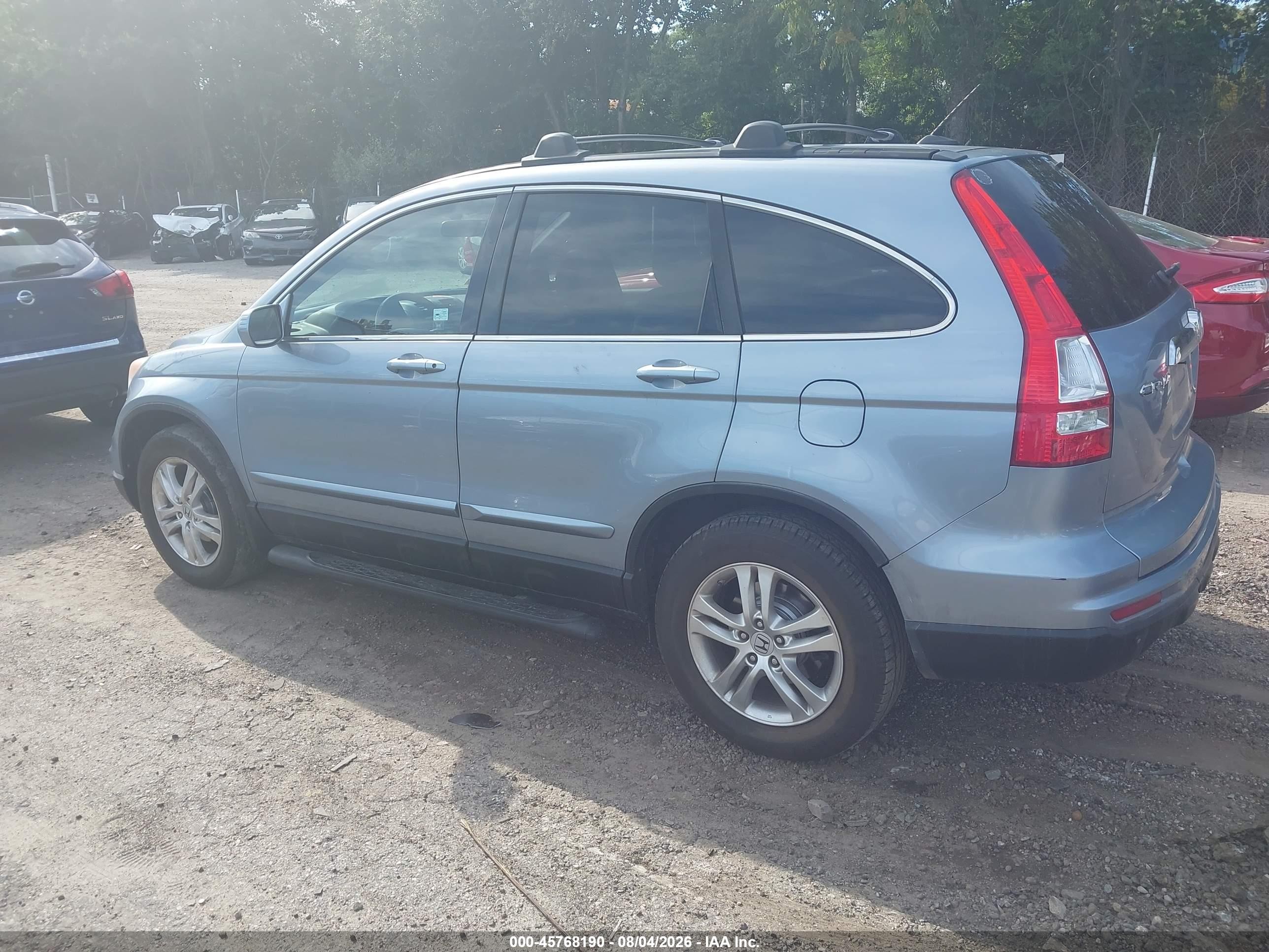 2010 Honda Cr-v Ex-l Blue vin: 5J6RE4H7XAL030165
