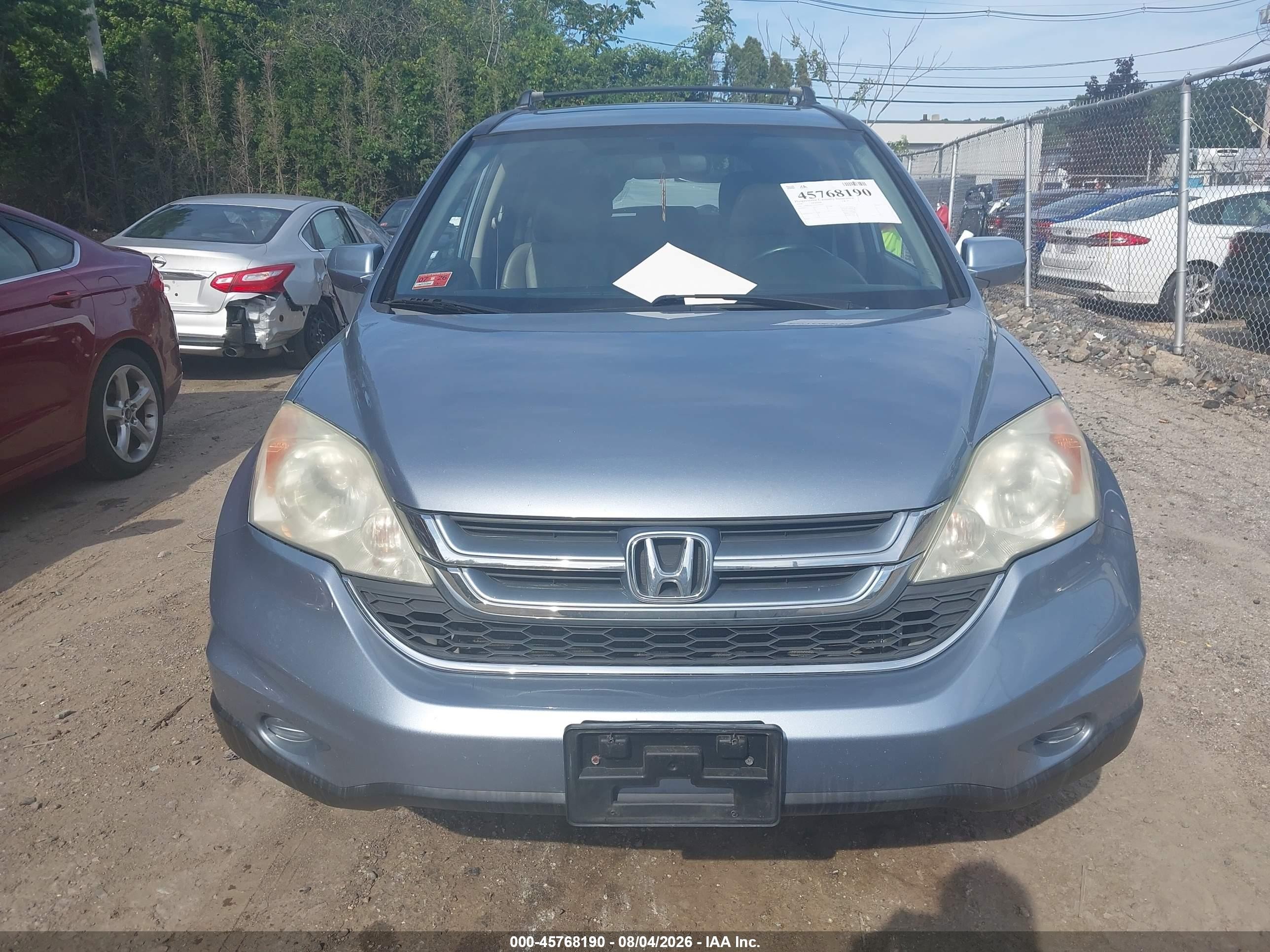 2010 Honda Cr-v Ex-l Blue vin: 5J6RE4H7XAL030165