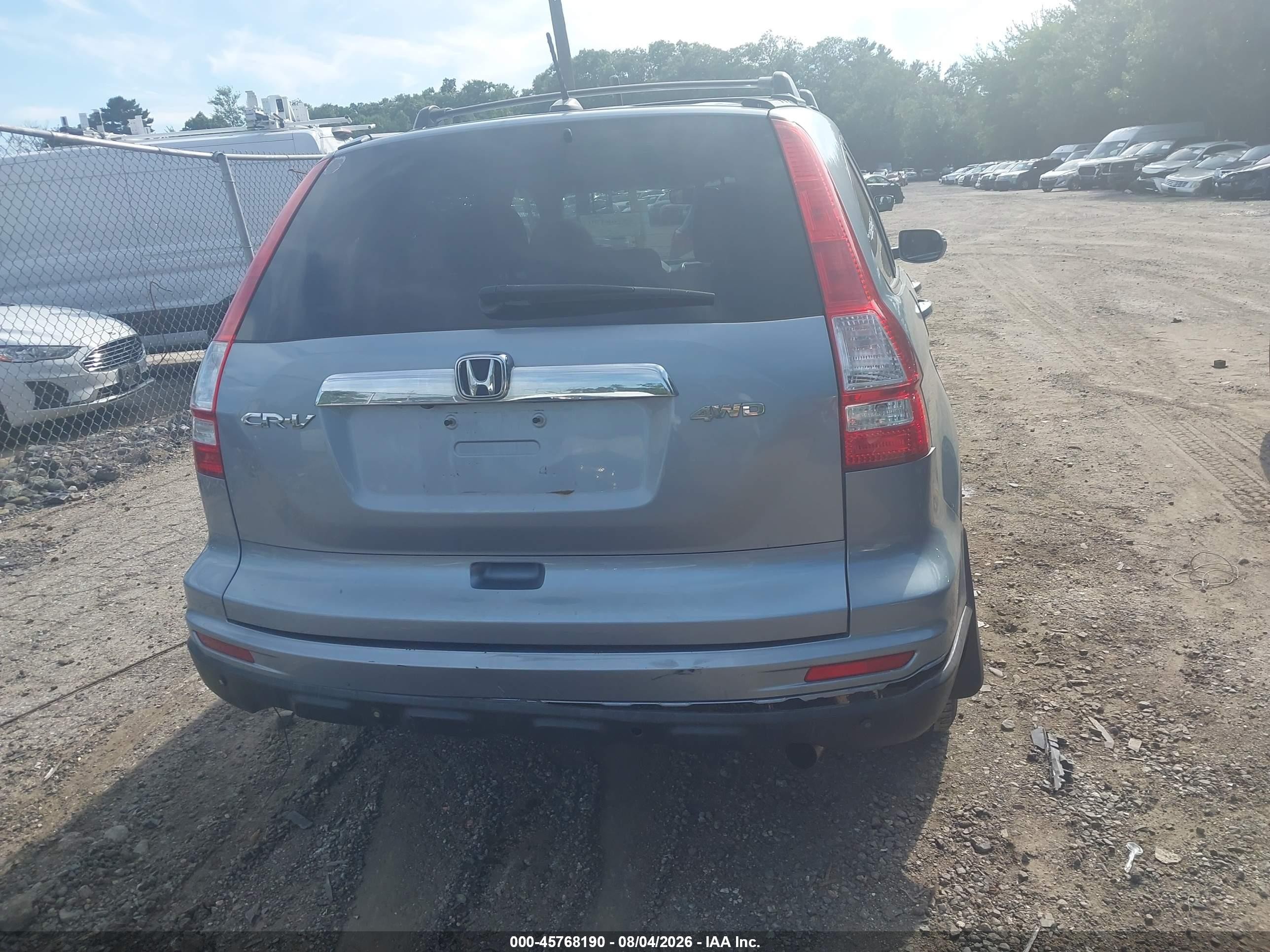 2010 Honda Cr-v Ex-l Blue vin: 5J6RE4H7XAL030165