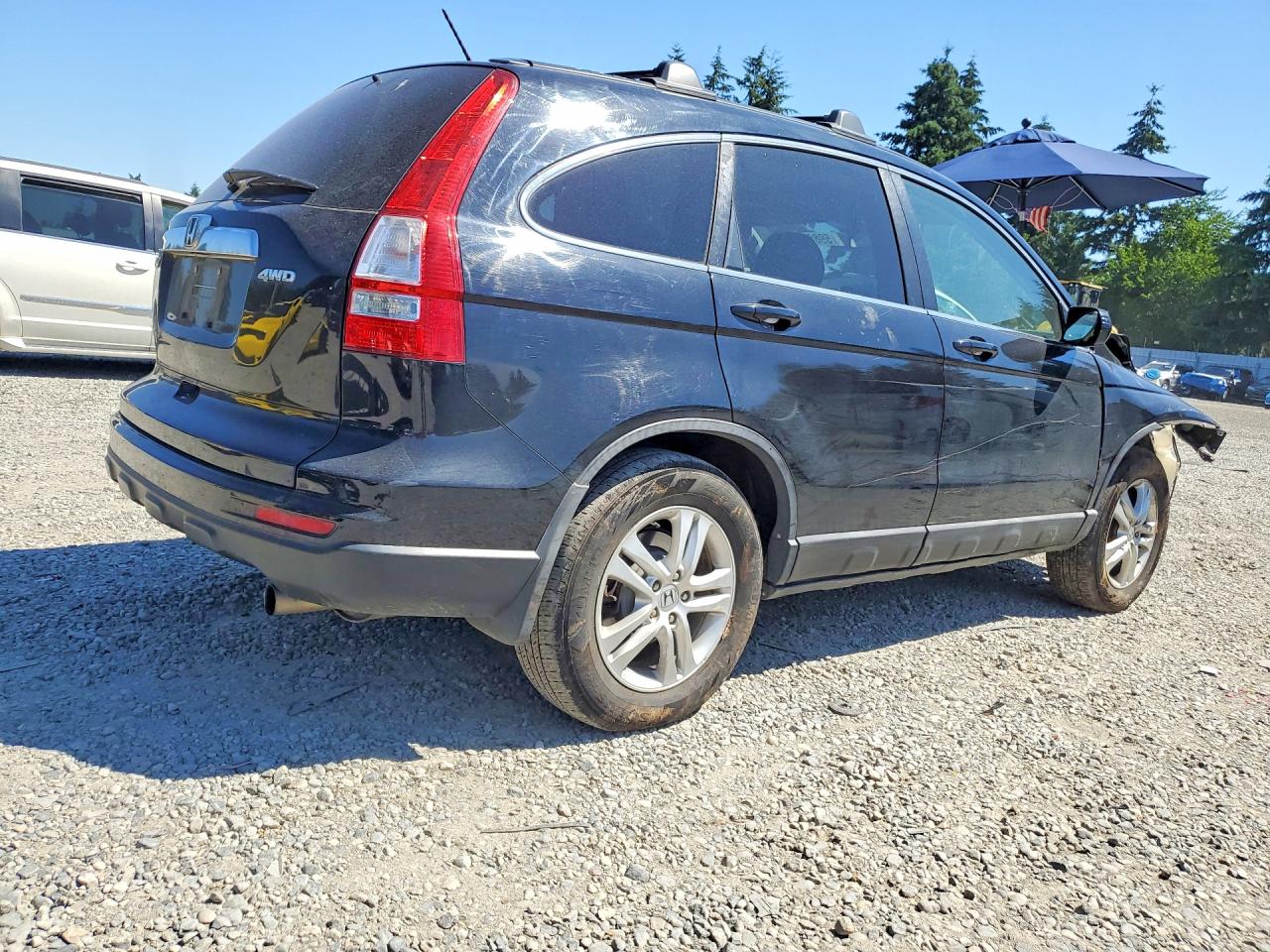 2010 Honda Cr-v Exl Black vin: 5J6RE4H7XAL044261
