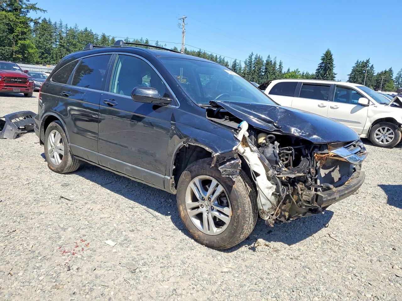 2010 Honda Cr-v Exl Black vin: 5J6RE4H7XAL044261
