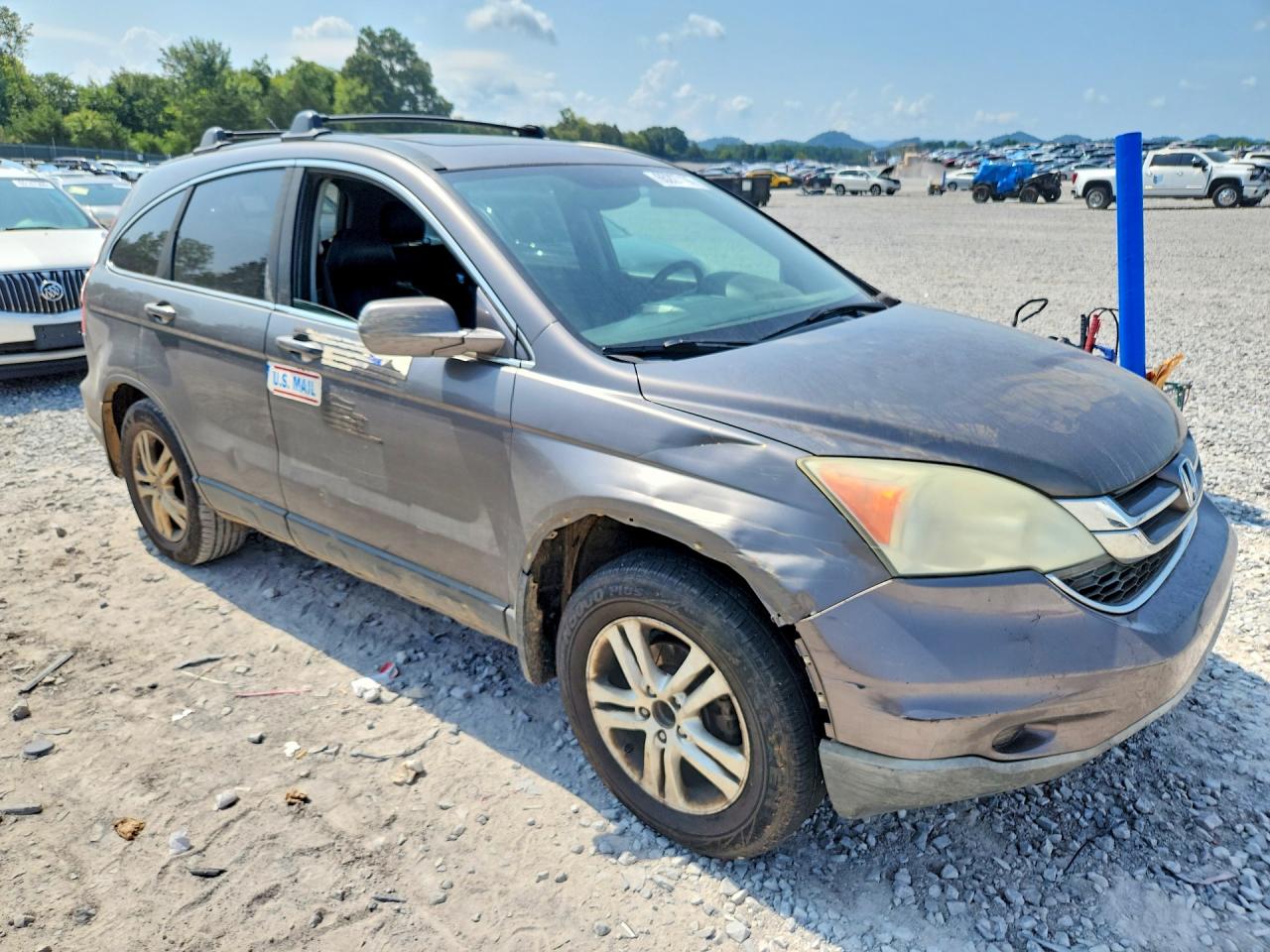 2010 Honda Cr-v Exl Gray vin: 5J6RE4H7XAL046608