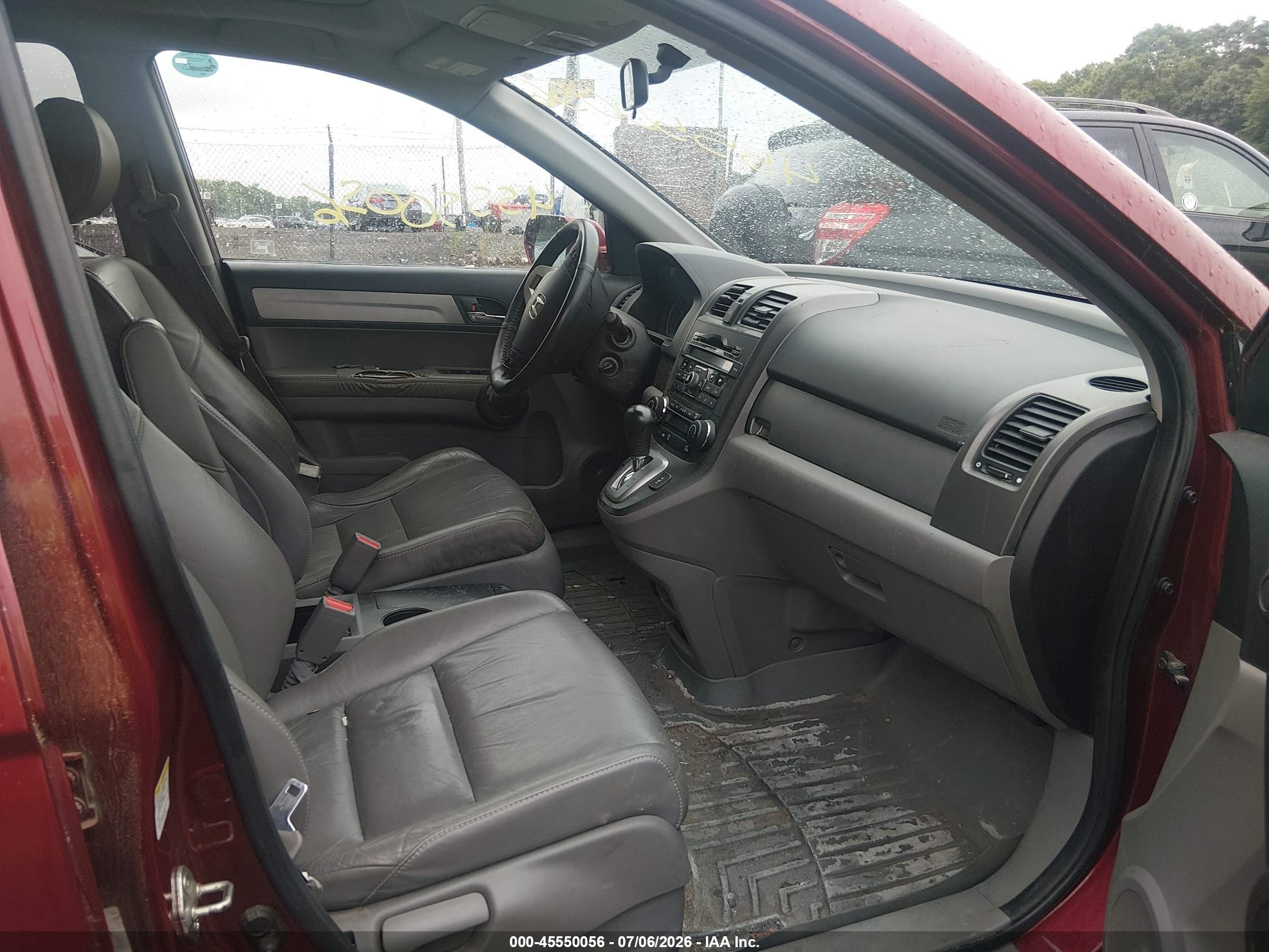 2010 Honda Cr-v Ex-l Burgundy vin: 5J6RE4H7XAL058242