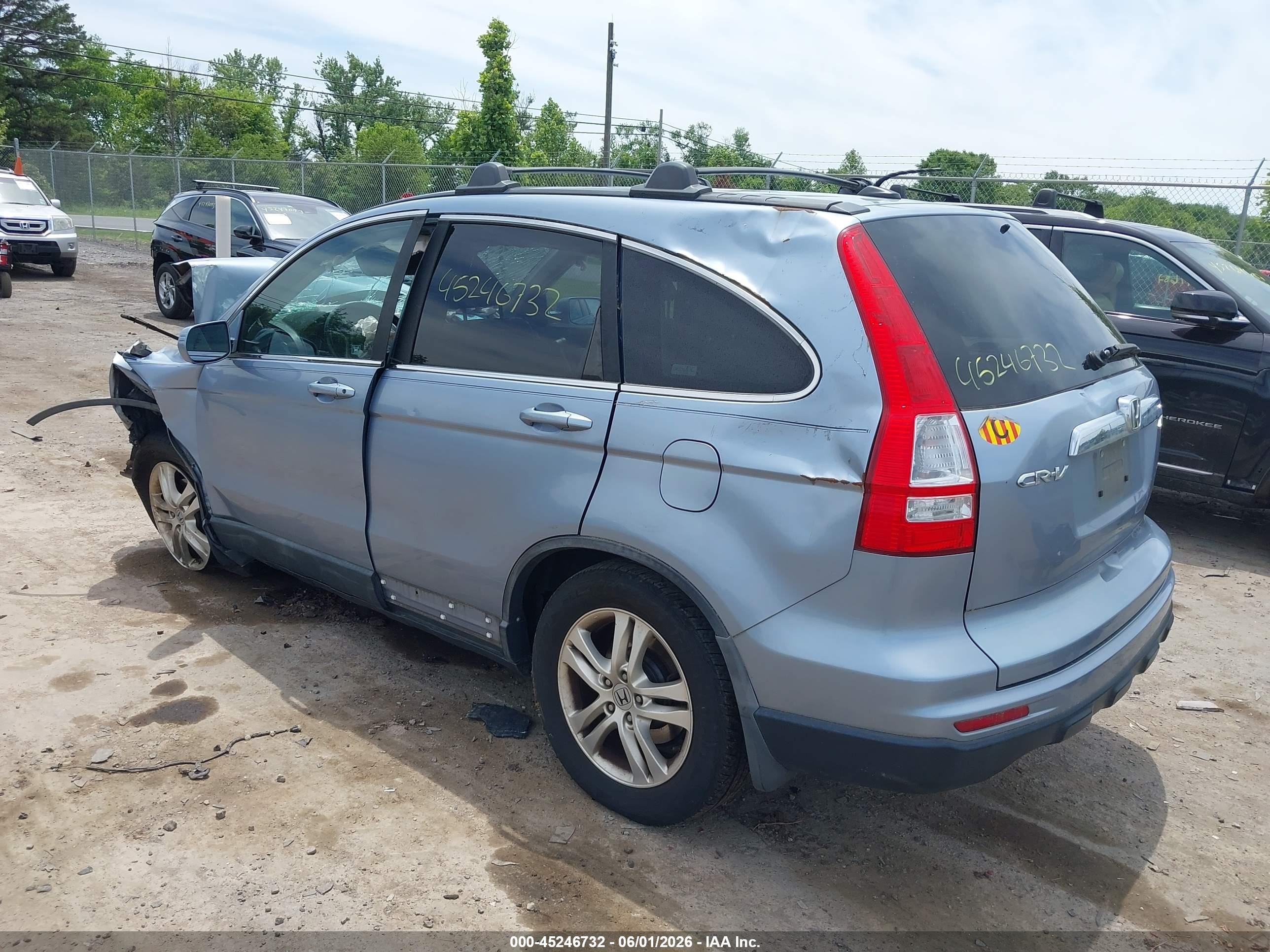 2010 Honda Cr-v Ex-l Синий vin: 5J6RE4H7XAL061545