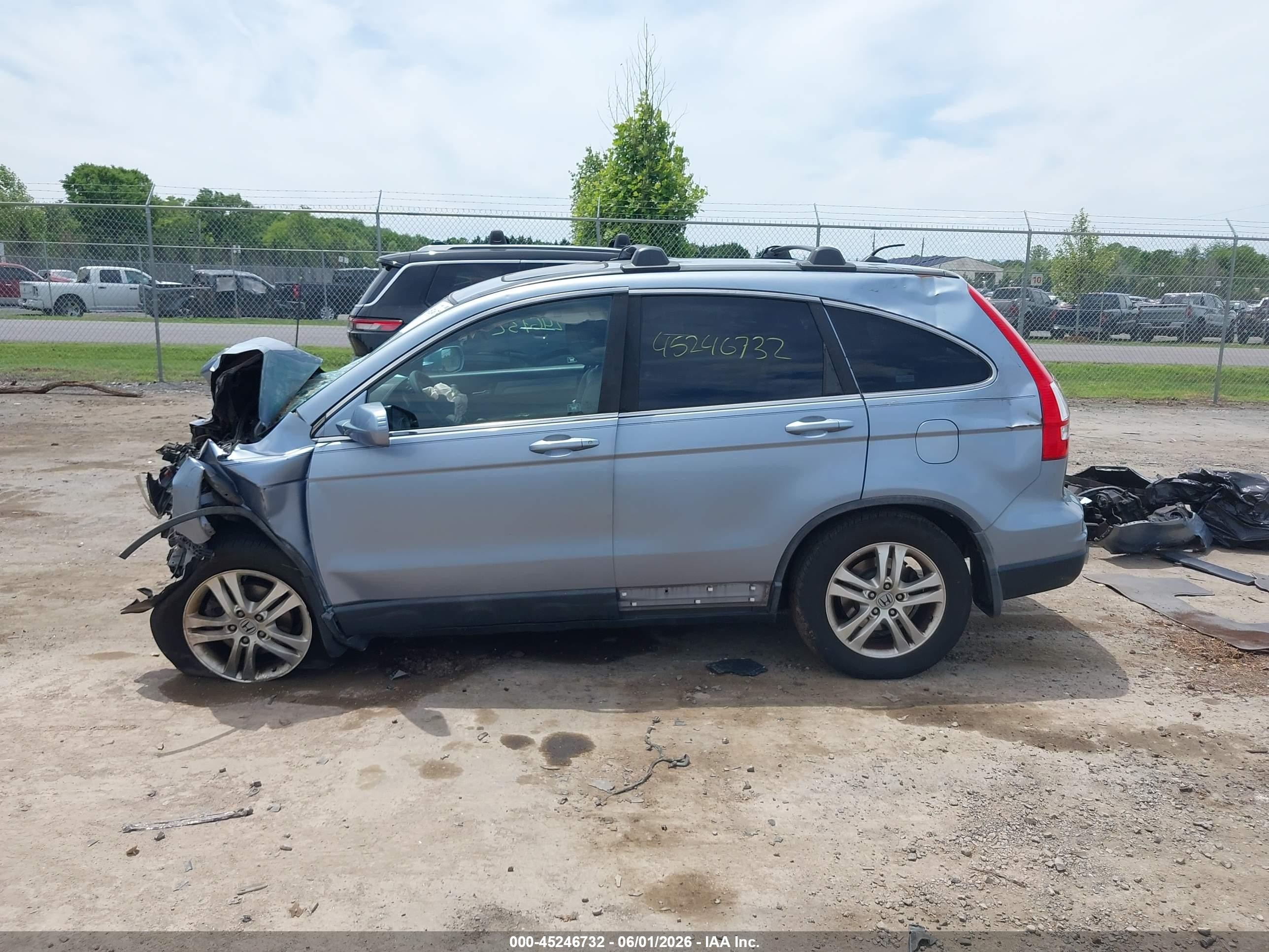 2010 Honda Cr-v Ex-l Синий vin: 5J6RE4H7XAL061545