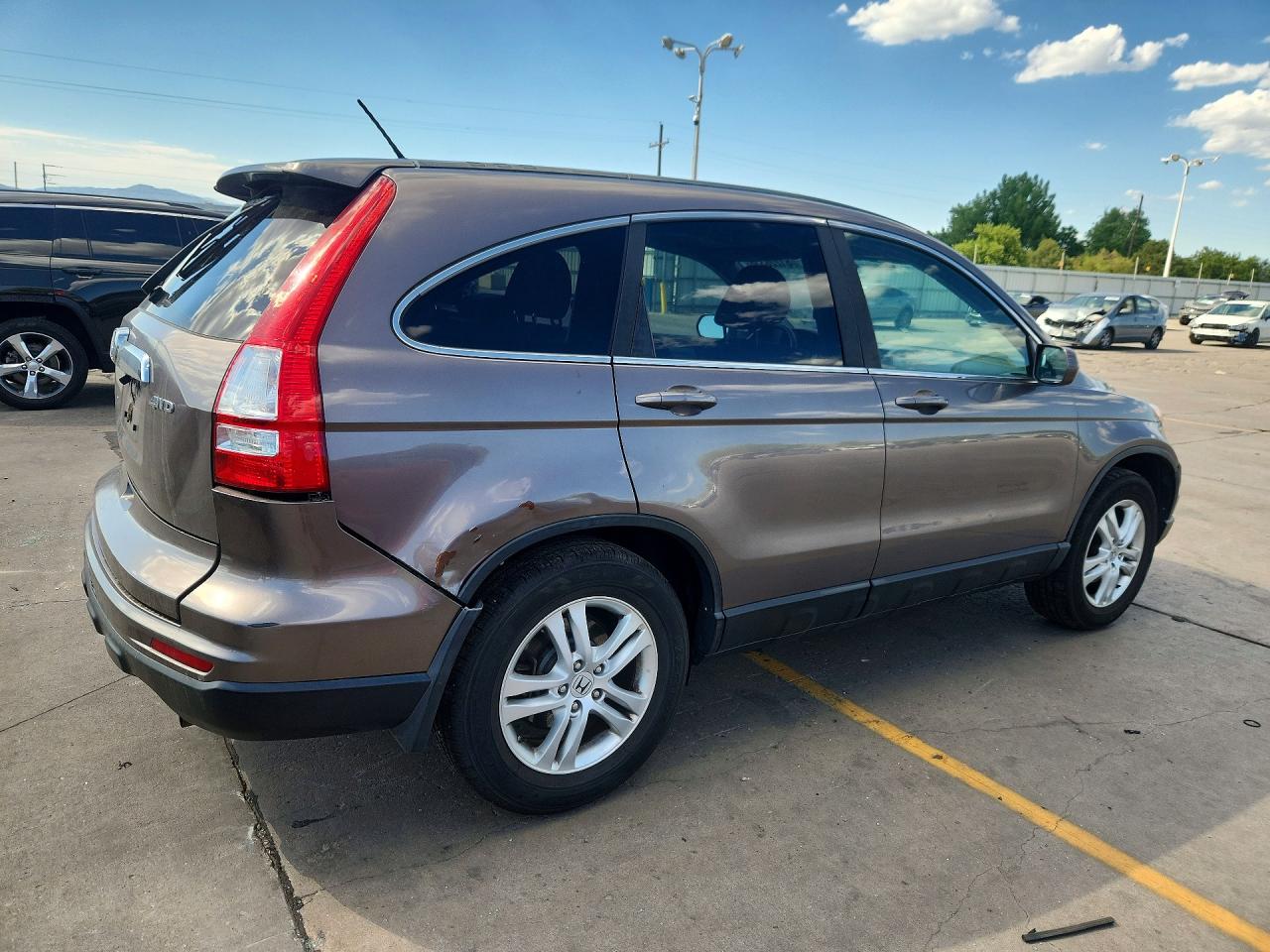 2010 Honda Cr-v Exl Brown vin: 5J6RE4H7XAL078426