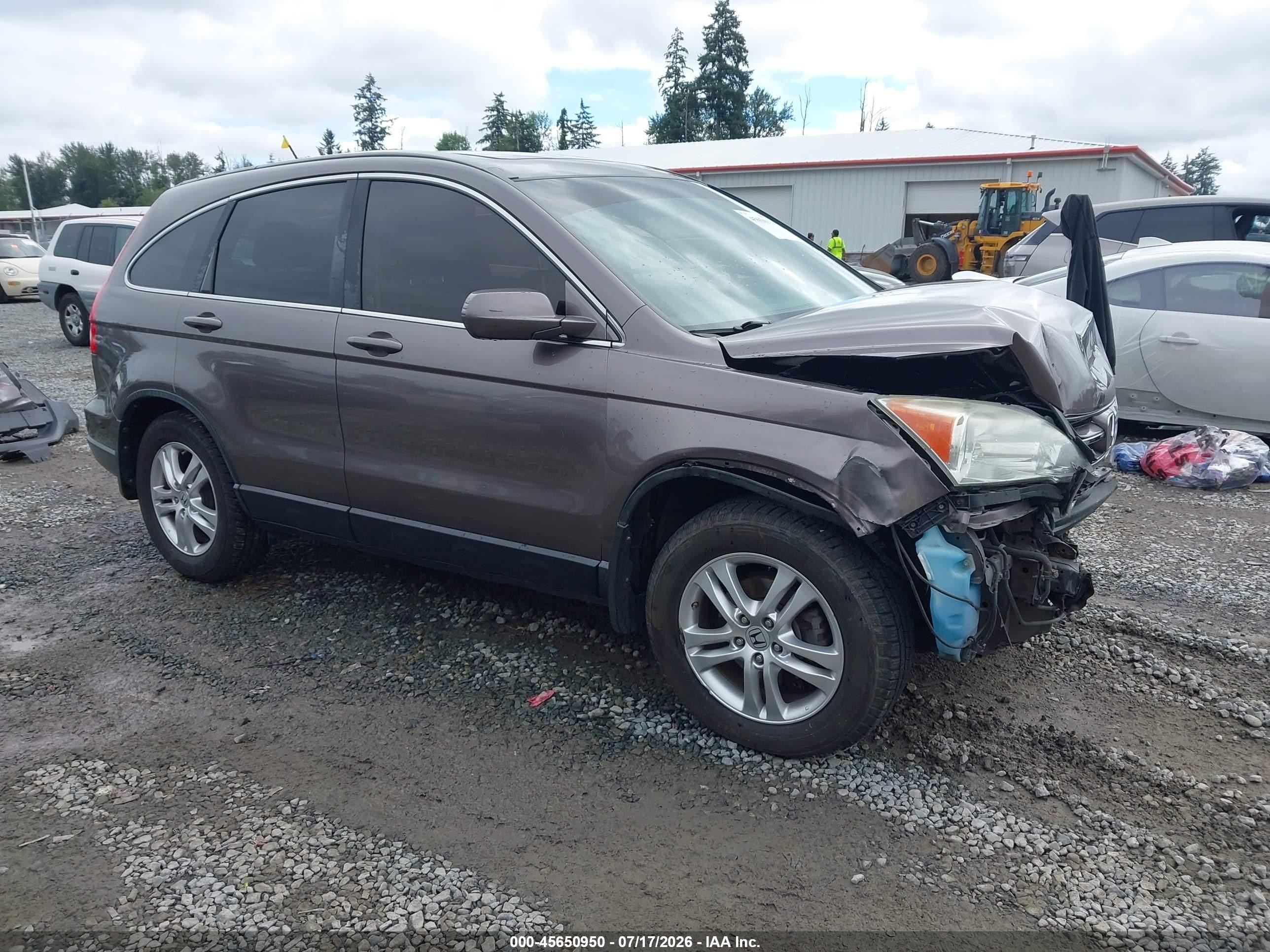 2010 Honda Cr-v Ex-l Pewter vin: 5J6RE4H7XAL086316
