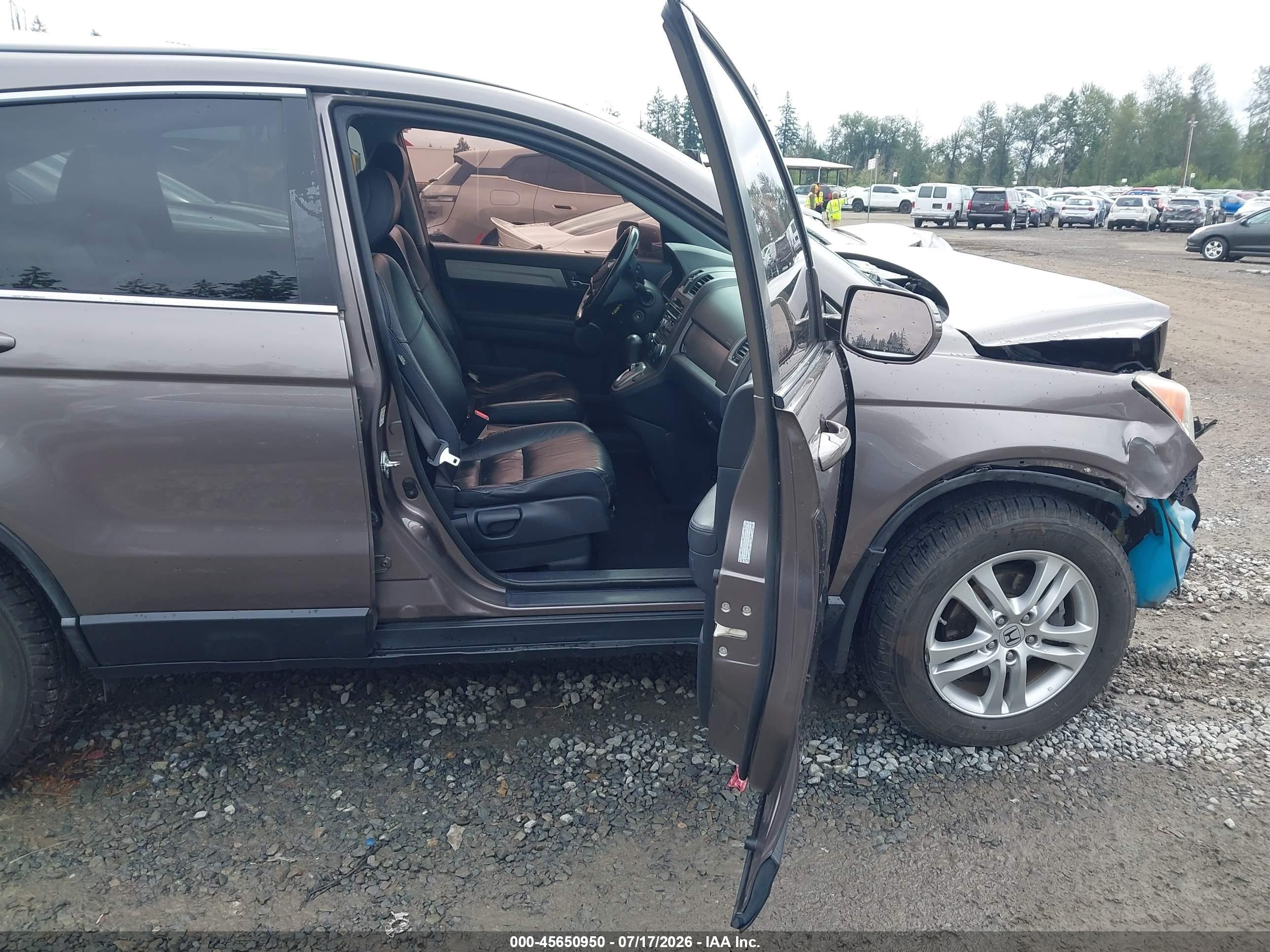 2010 Honda Cr-v Ex-l Pewter vin: 5J6RE4H7XAL086316