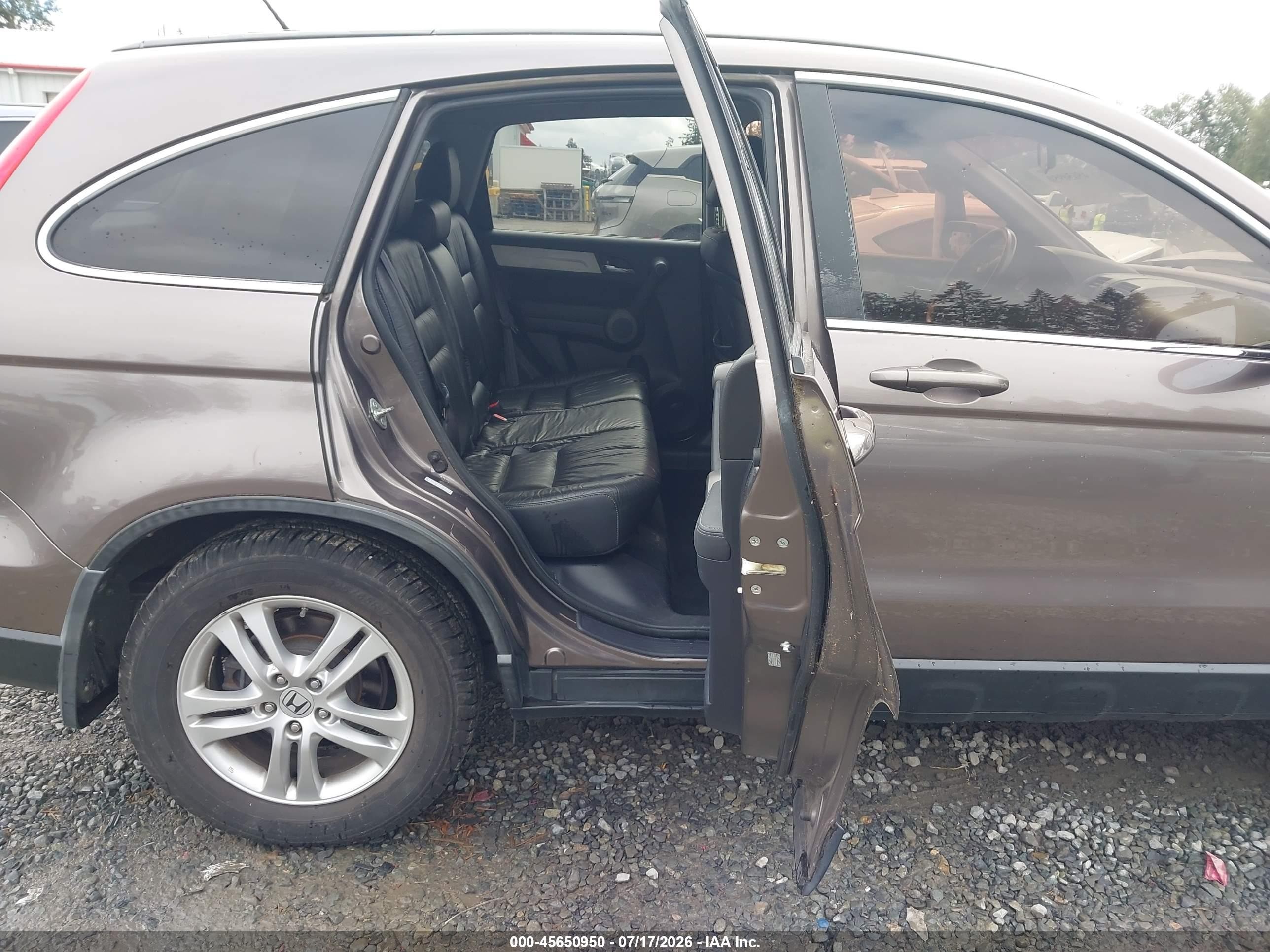 2010 Honda Cr-v Ex-l Pewter vin: 5J6RE4H7XAL086316