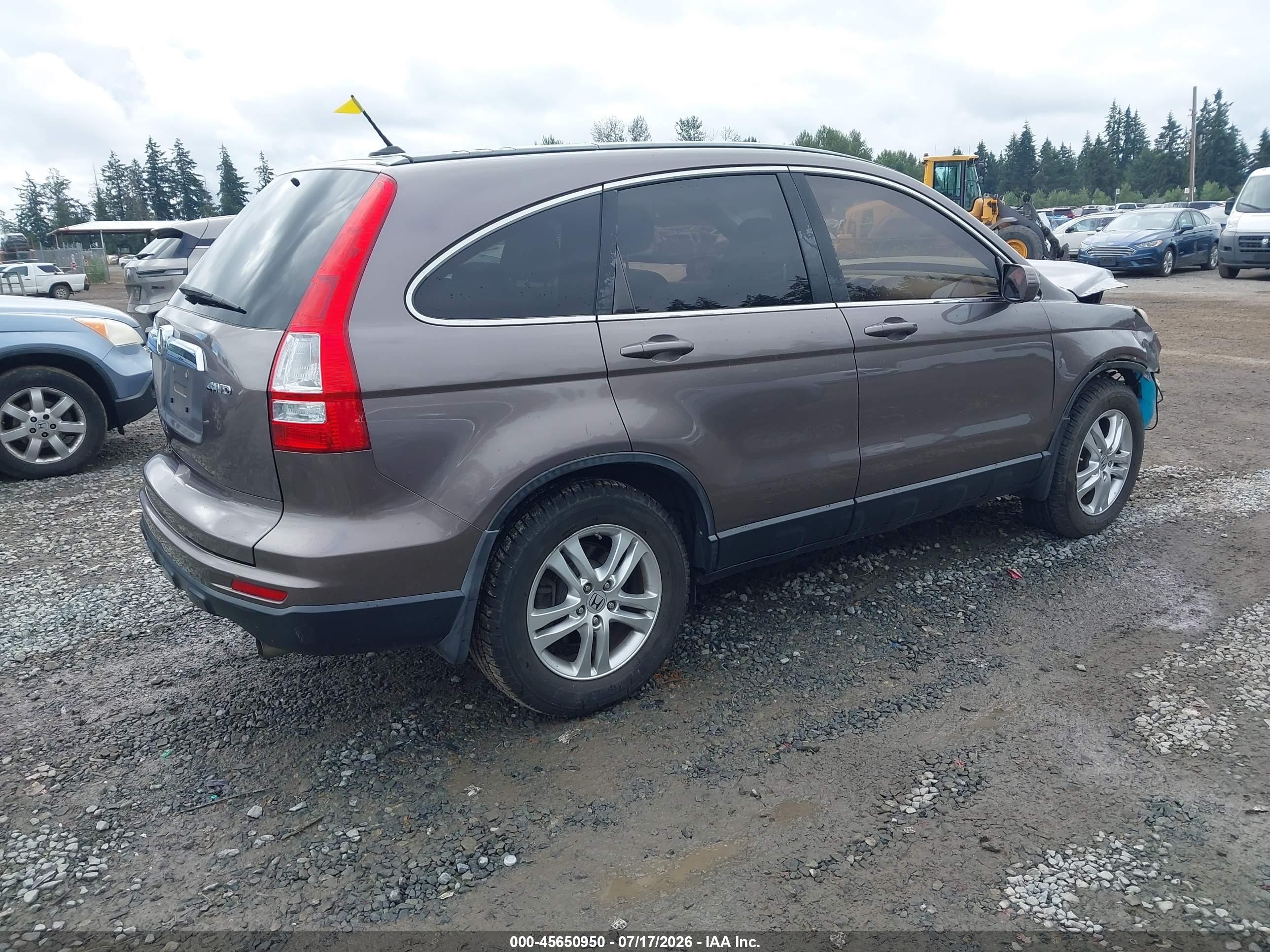 2010 Honda Cr-v Ex-l Pewter vin: 5J6RE4H7XAL086316