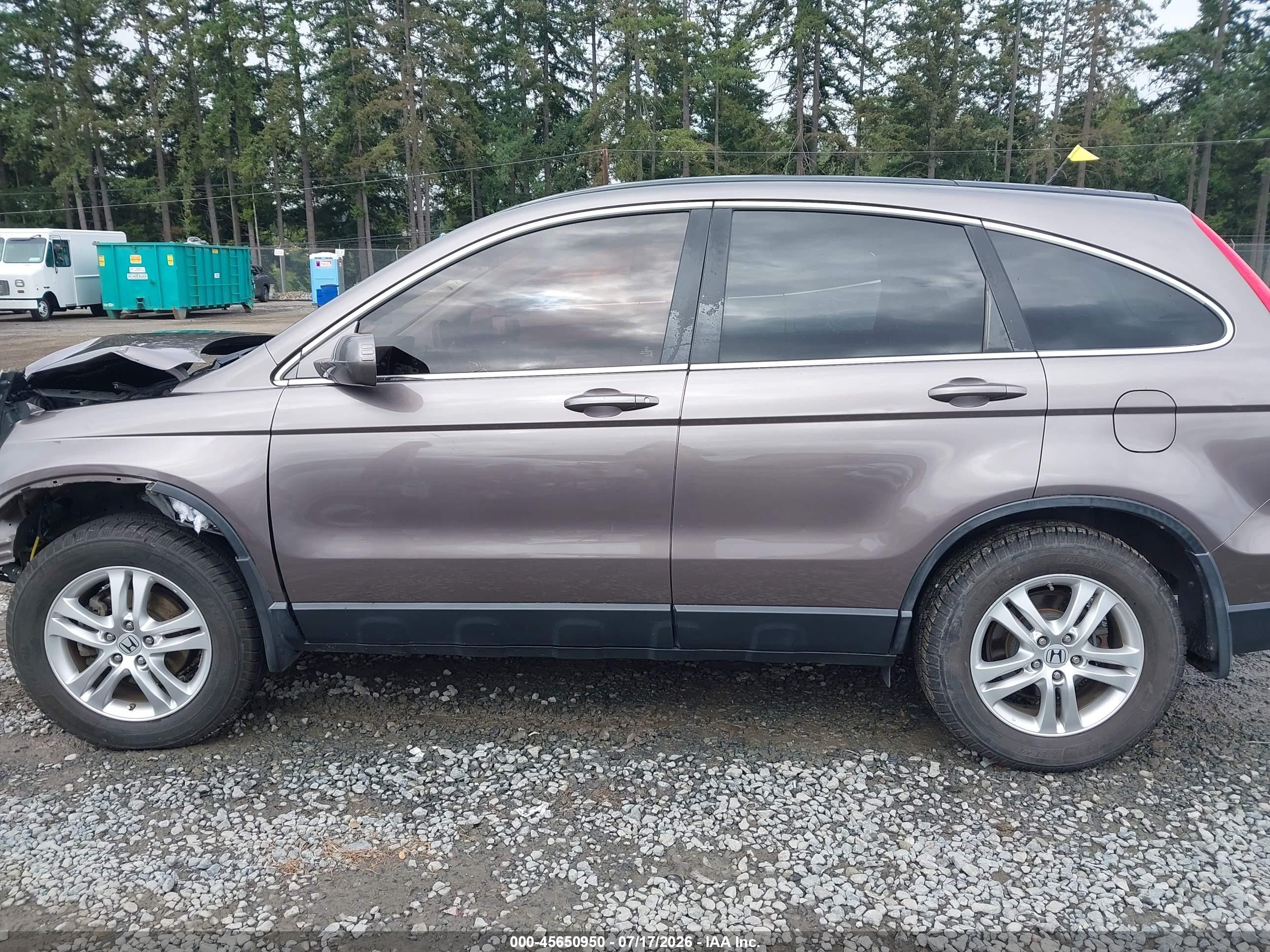 2010 Honda Cr-v Ex-l Pewter vin: 5J6RE4H7XAL086316
