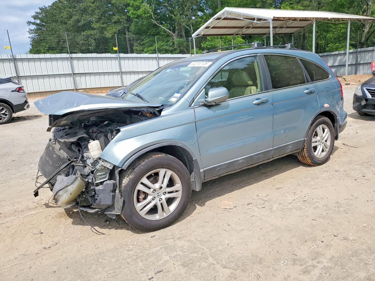 2010 Honda Cr-v Exl Blue vin: 5J6RE4H7XAL090124