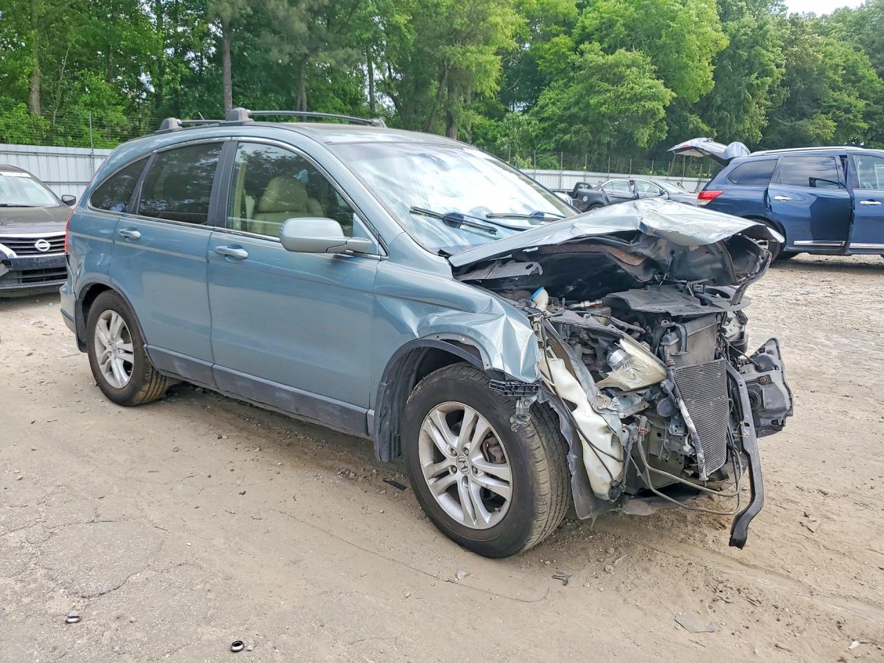2010 Honda Cr-v Exl Синий vin: 5J6RE4H7XAL090124