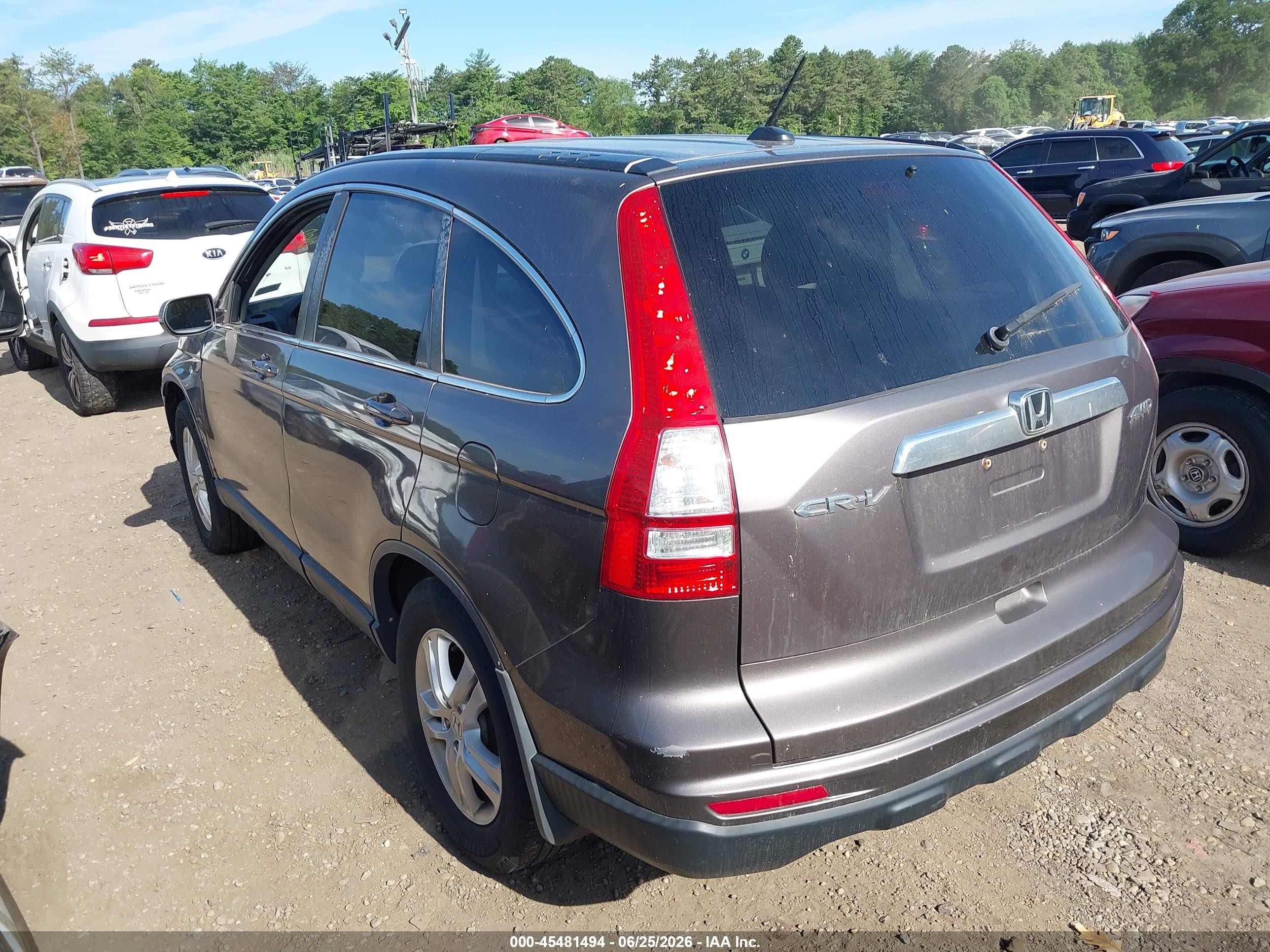 2011 Honda Cr-v Ex-l Gray vin: 5J6RE4H7XBL023914