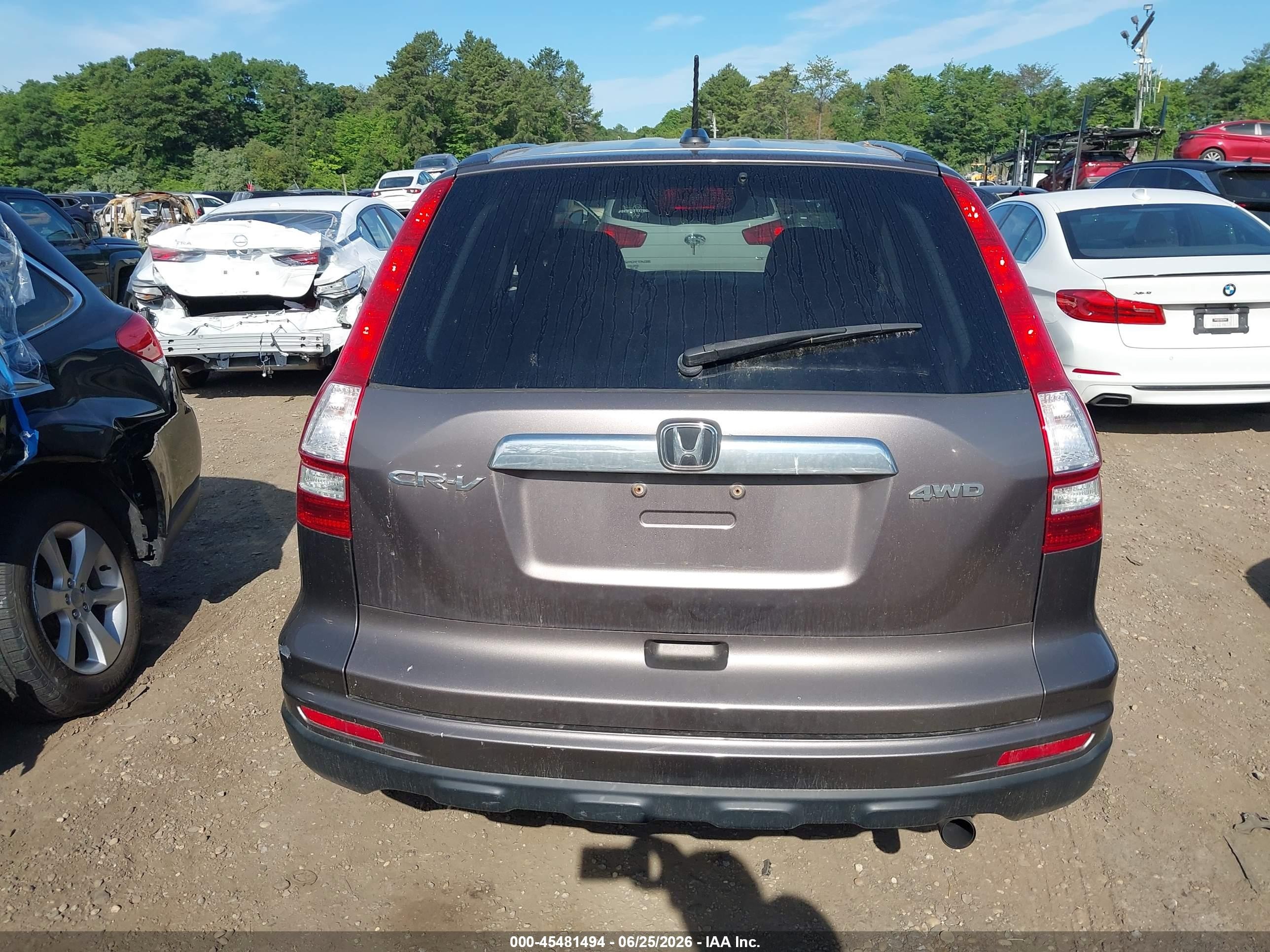 2011 Honda Cr-v Ex-l Gray vin: 5J6RE4H7XBL023914