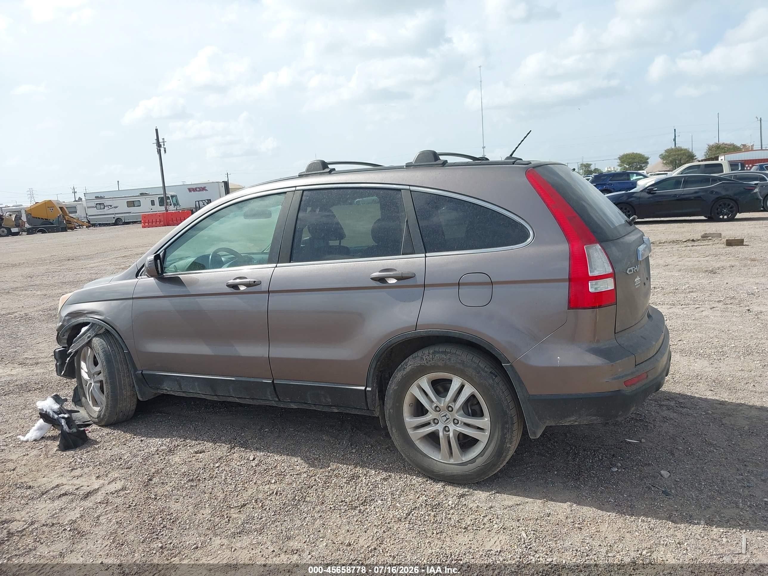 2011 Honda Cr-v Ex-l Brown vin: 5J6RE4H7XBL026103