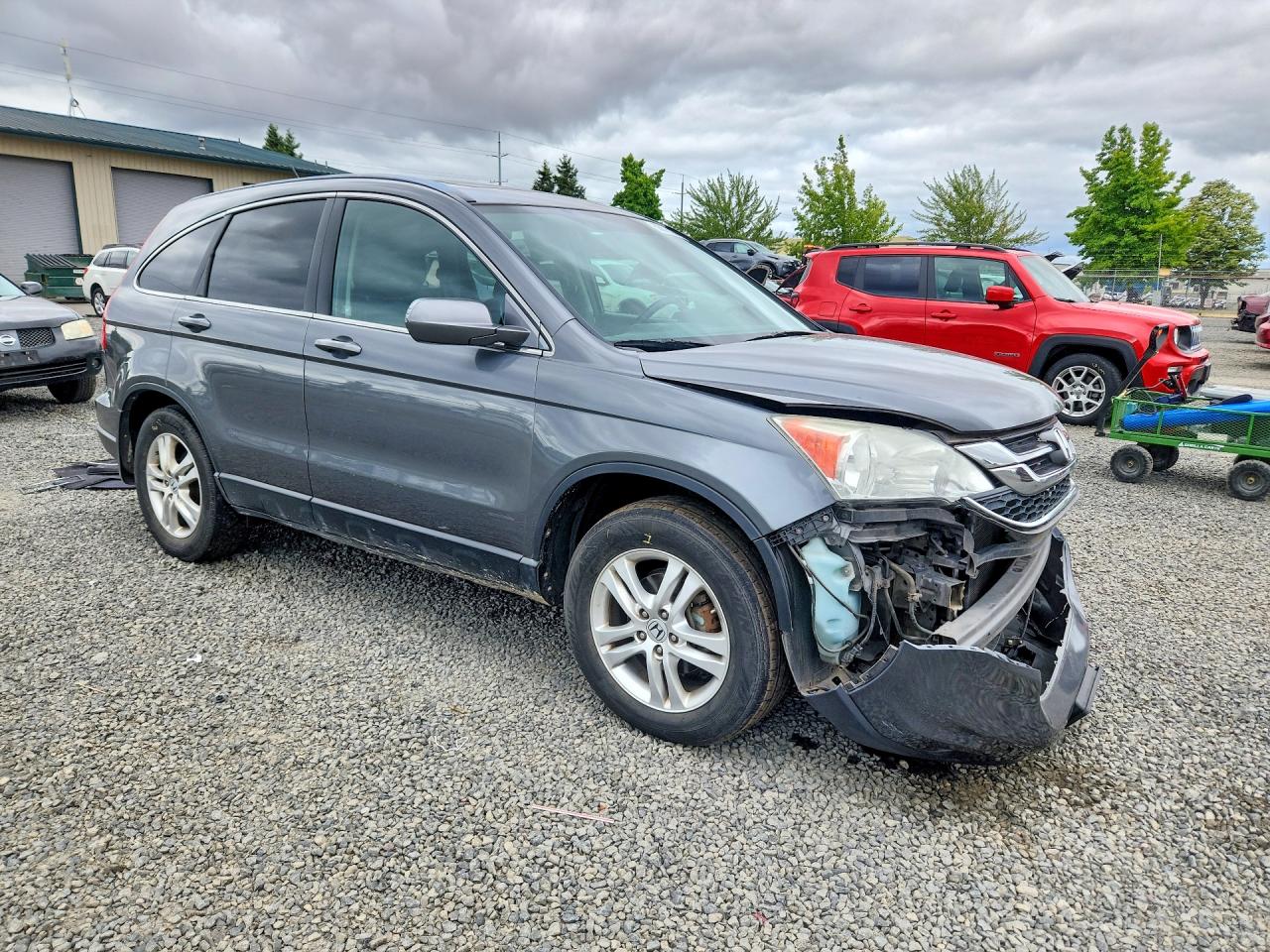 2011 Honda Cr-v Exl Gray vin: 5J6RE4H7XBL029521