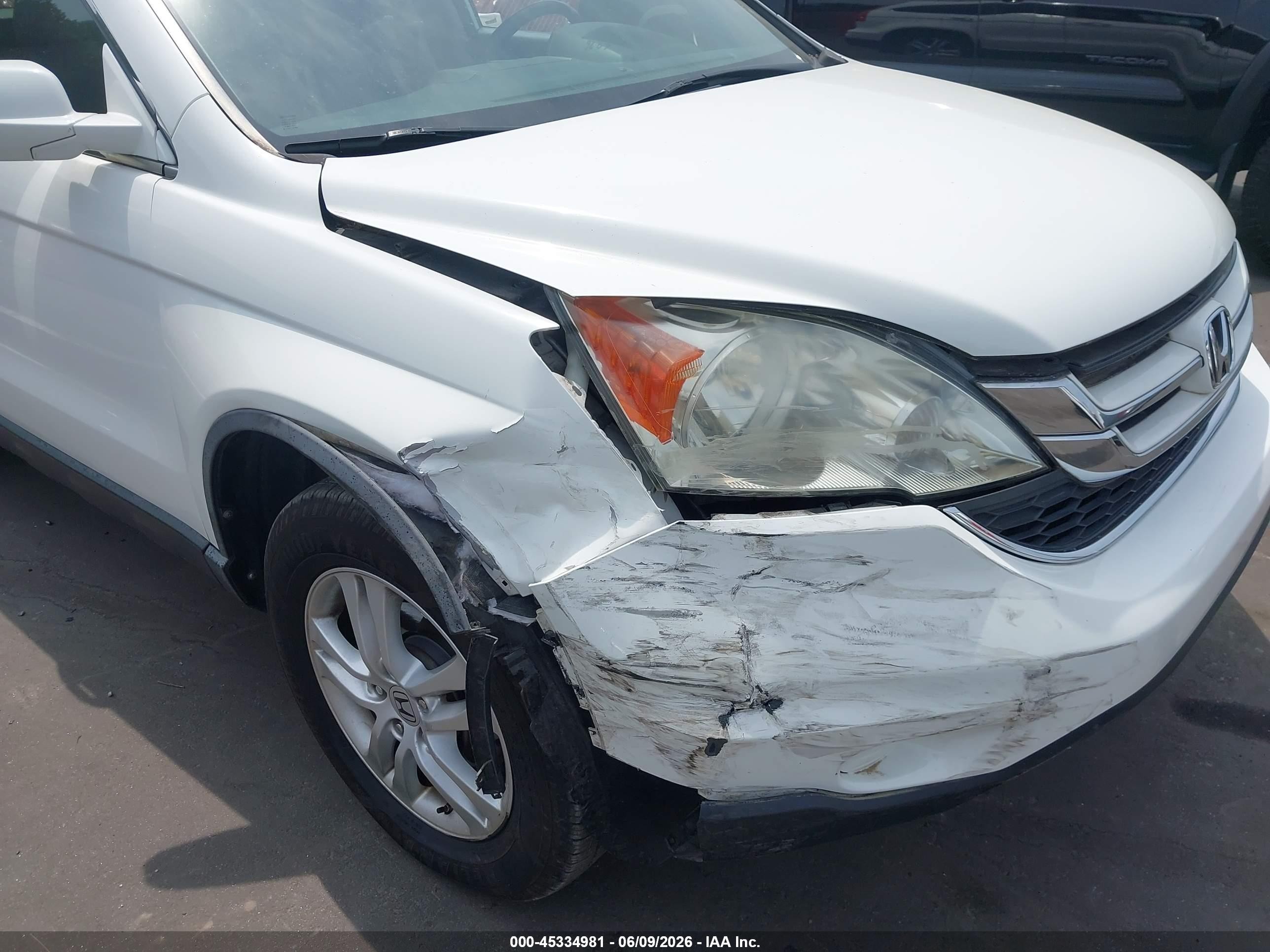 2011 Honda Cr-v Ex-l White vin: 5J6RE4H7XBL030216