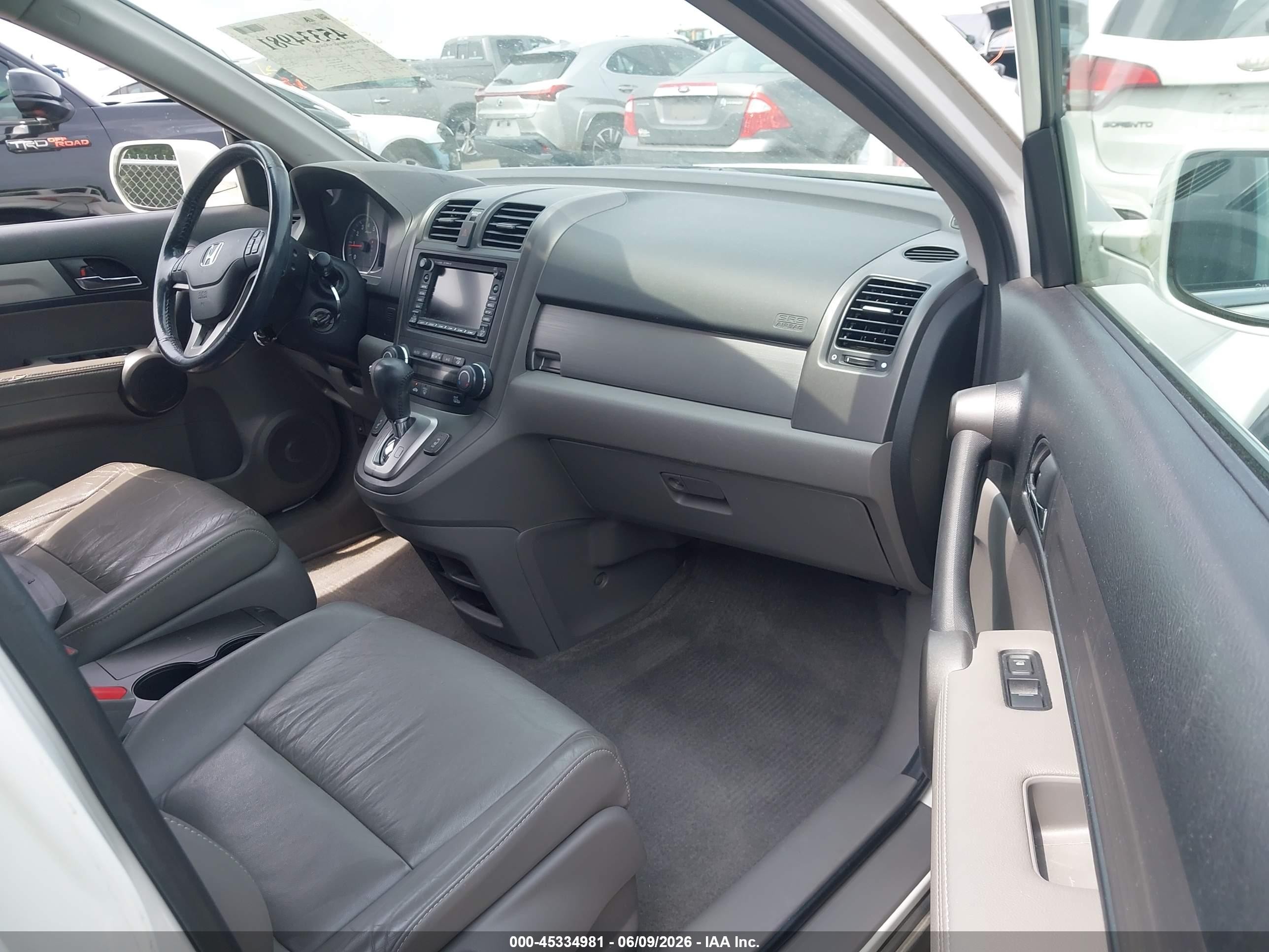 2011 Honda Cr-v Ex-l White vin: 5J6RE4H7XBL030216