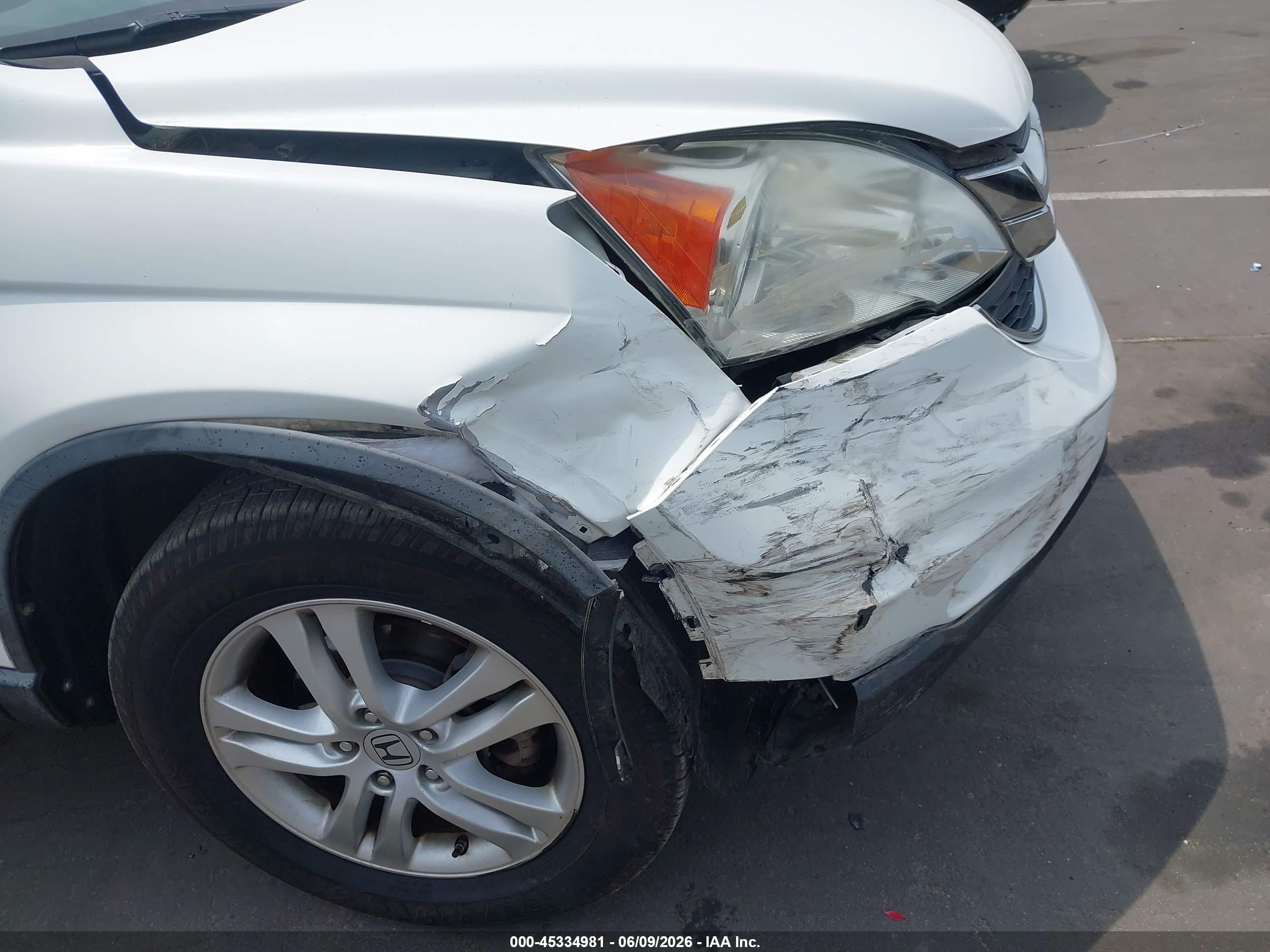2011 Honda Cr-v Ex-l White vin: 5J6RE4H7XBL030216