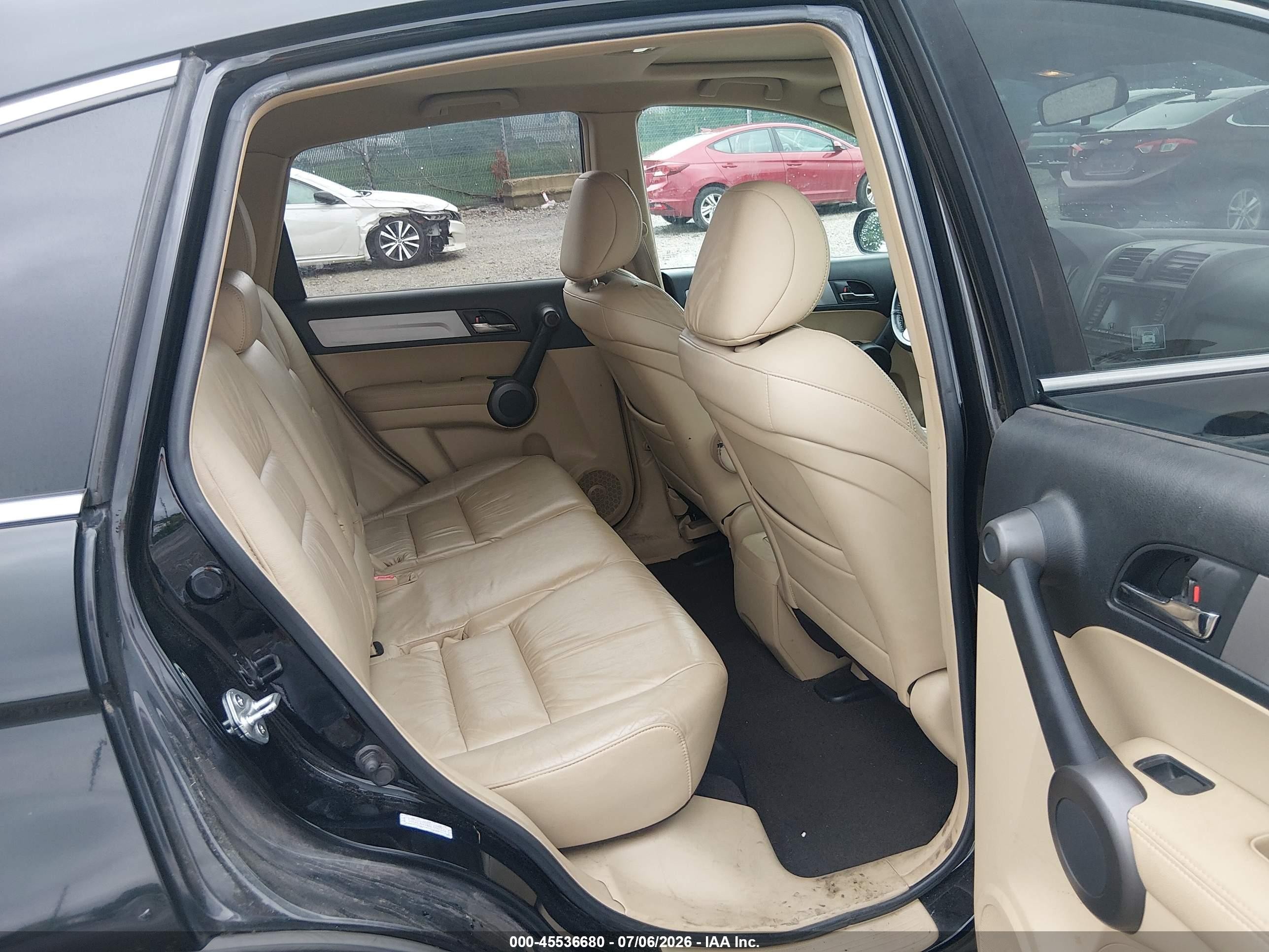 2011 Honda Cr-v Ex-l Black vin: 5J6RE4H7XBL048778