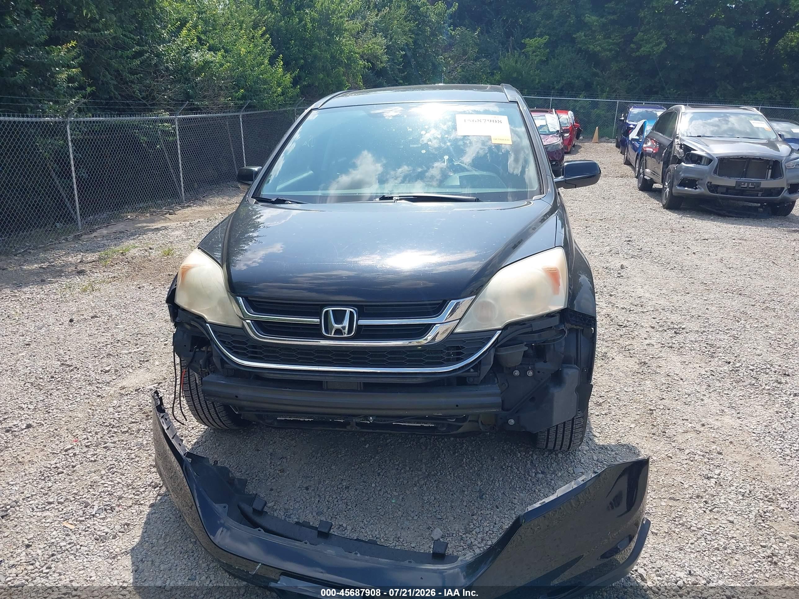 2011 Honda Cr-v Ex-l Black vin: 5J6RE4H7XBL097737