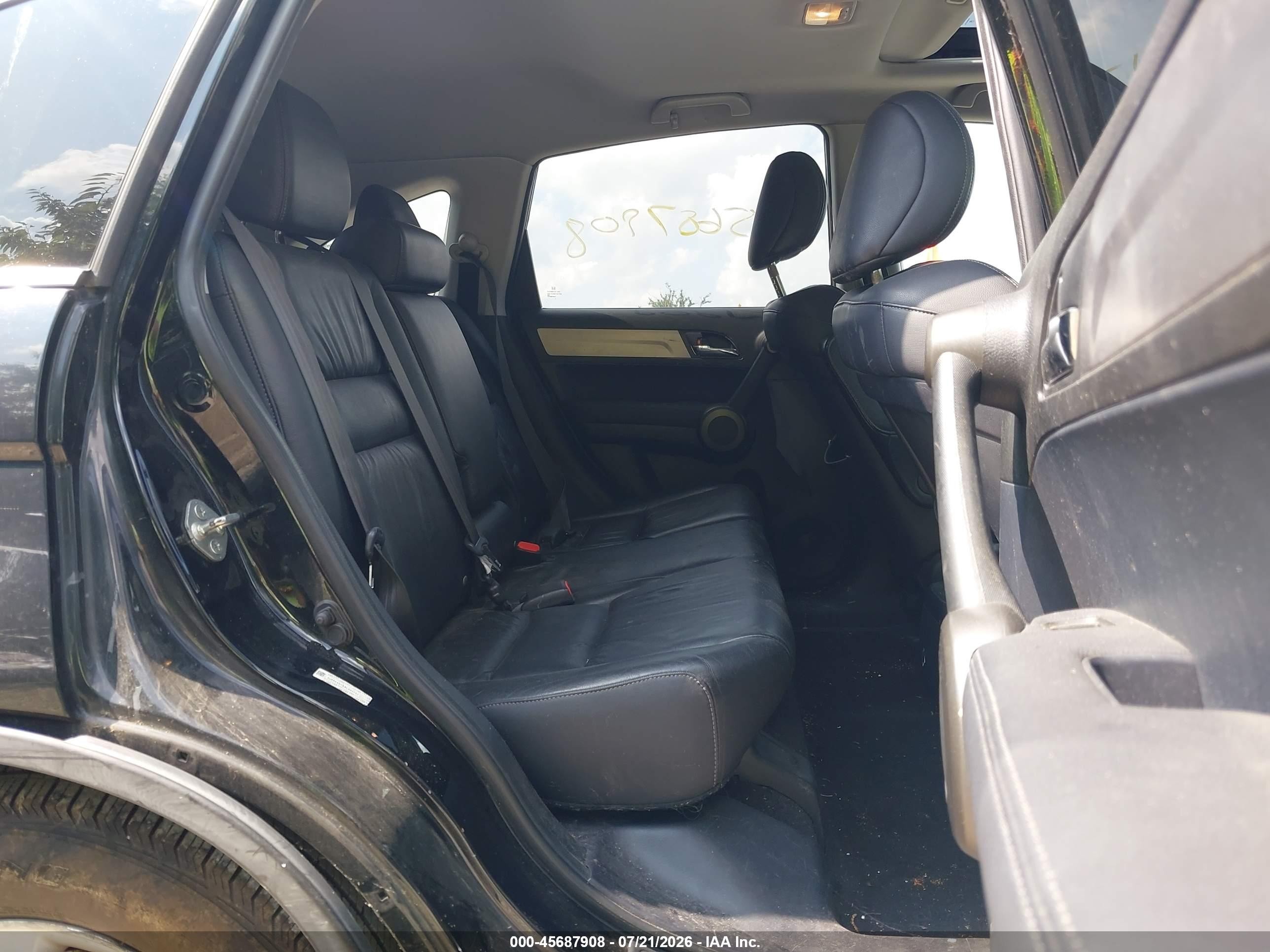 2011 Honda Cr-v Ex-l Black vin: 5J6RE4H7XBL097737