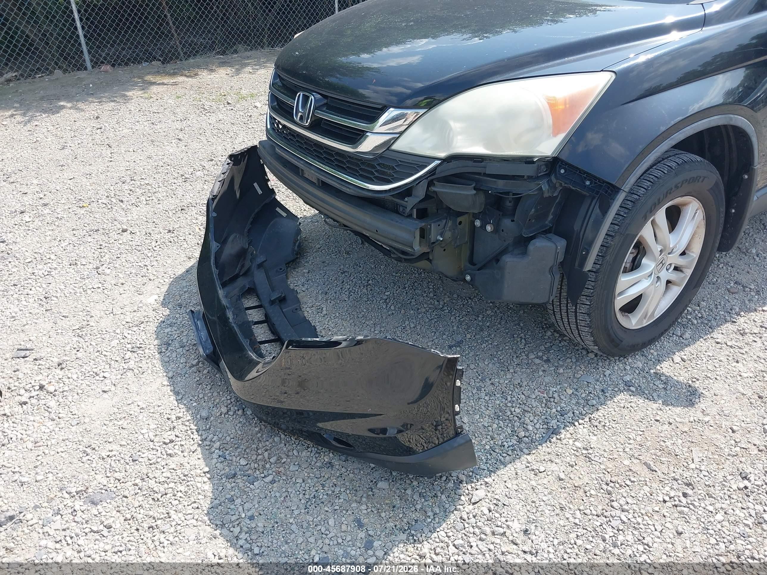 2011 Honda Cr-v Ex-l Black vin: 5J6RE4H7XBL097737
